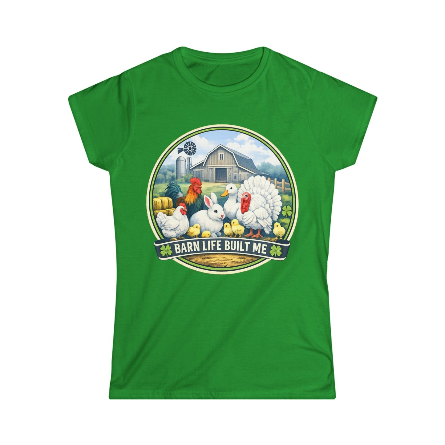 BARN LIFE BUILT ME- Small Animals - Women's T-Shirt