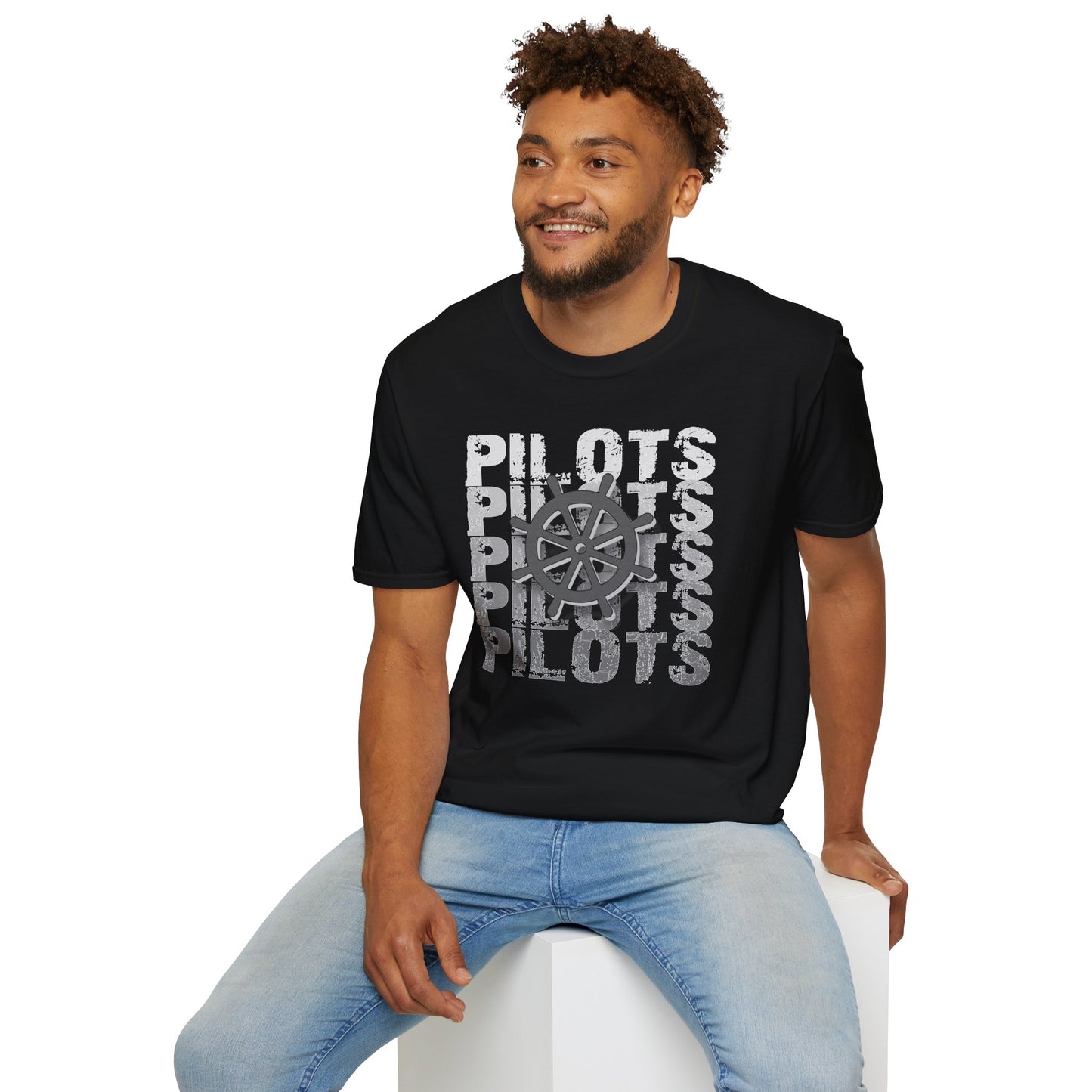 Pilots Stacked Wheel Unisex T-Shirt