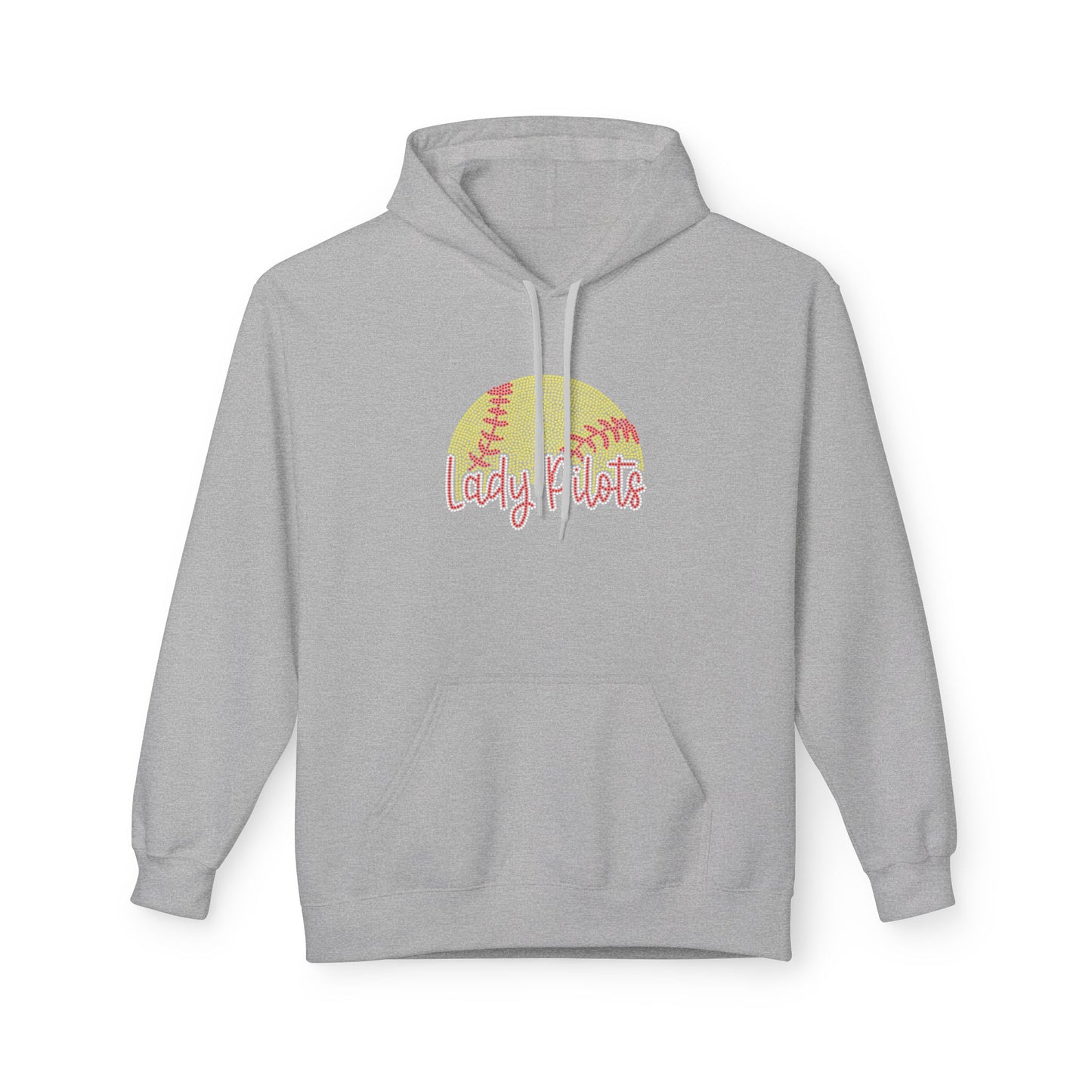 Lady Pilots Softball Hoodie - Rhinestones