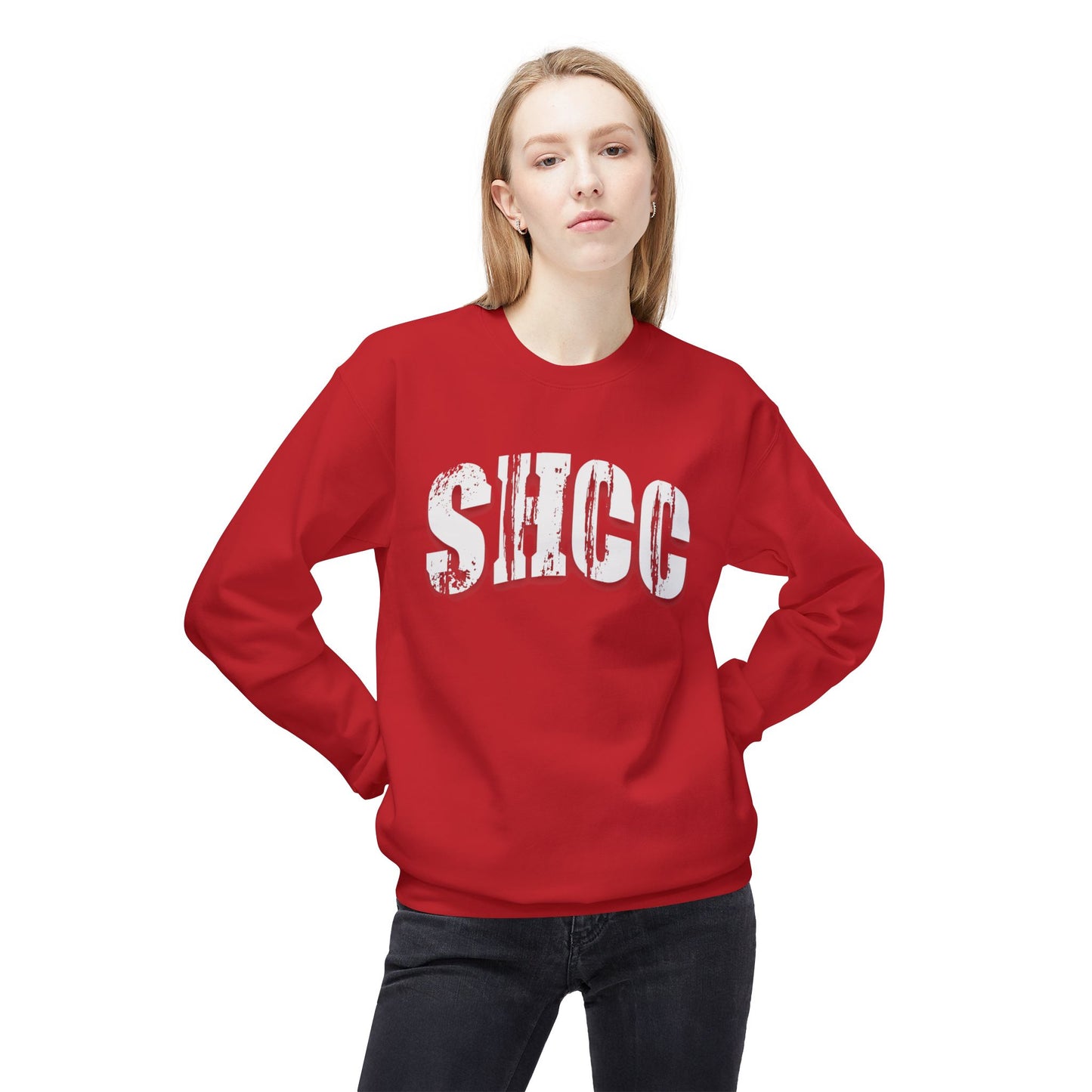 SHCC Distressed Vintage Logo Crewneck Sweatshirt
