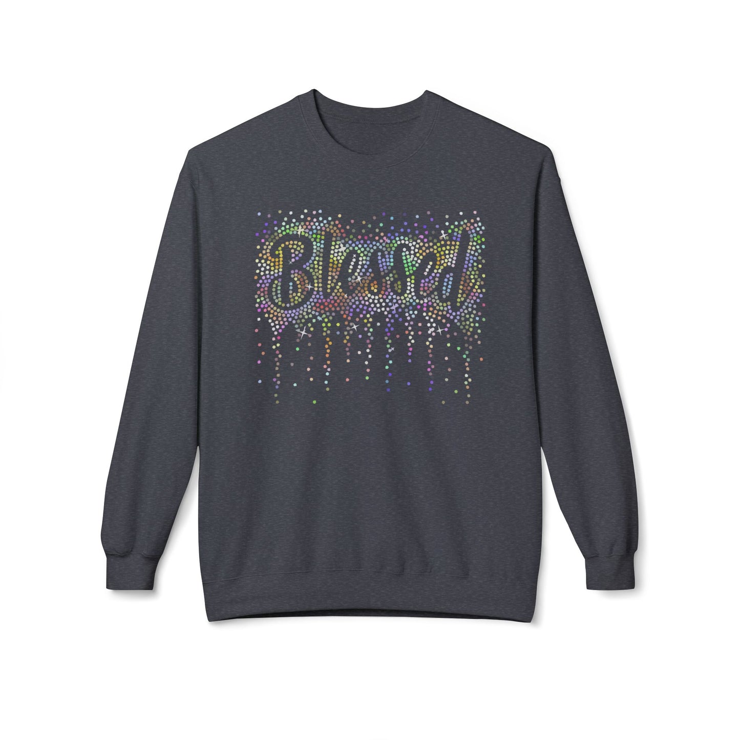 BLESSED - Holographic Rhinestones
