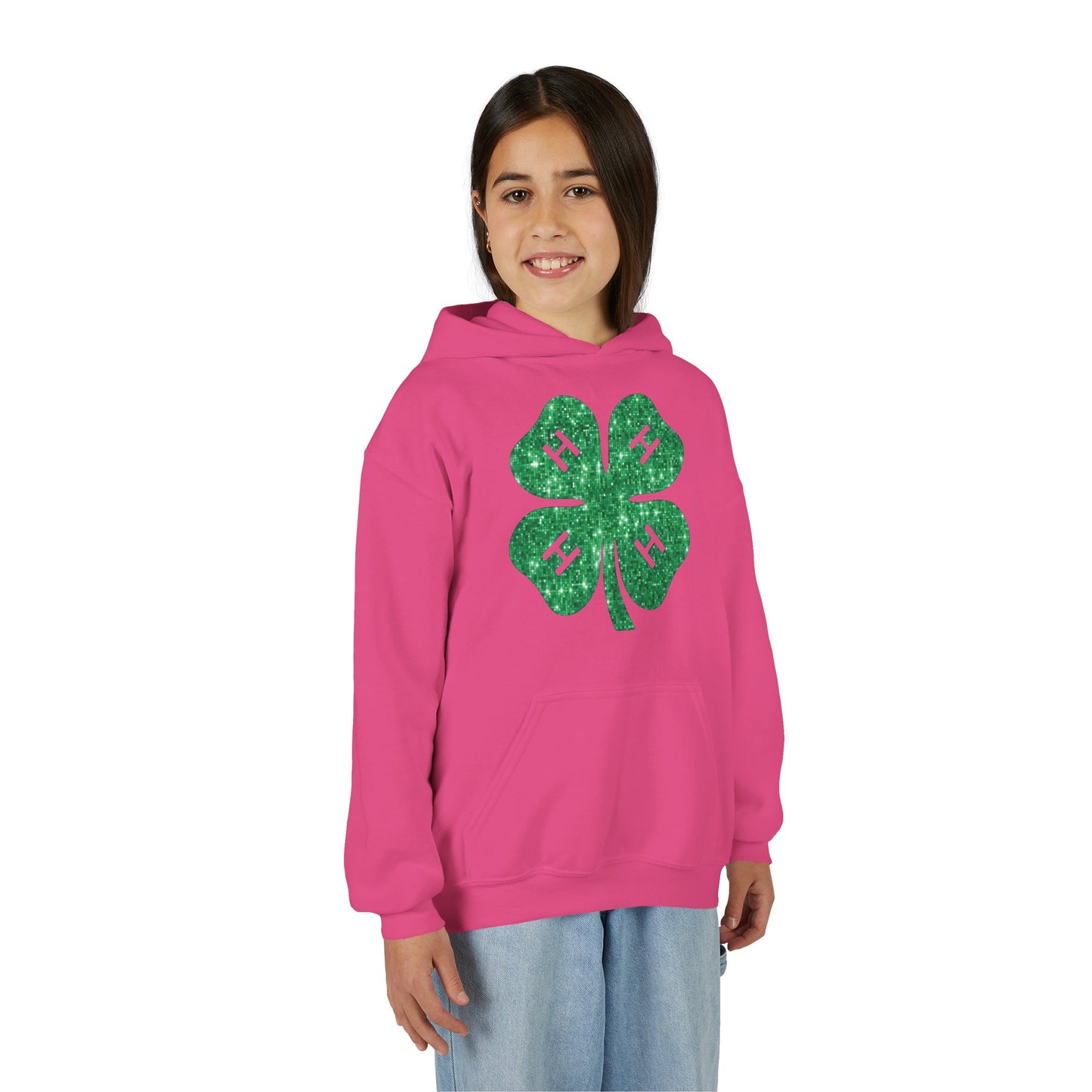 4-H GLITTER - Youth Hoodie