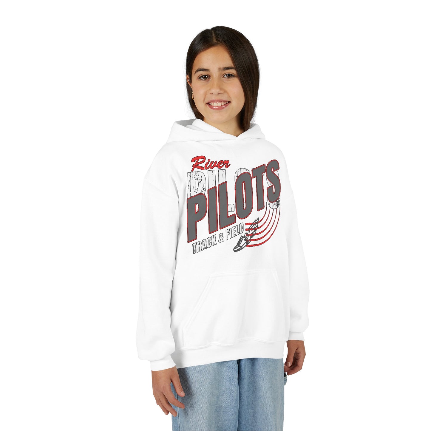 River Pilots Track & Field Youth Hoodie