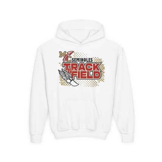 Seminoles Track & Field Youth Hoodie — White