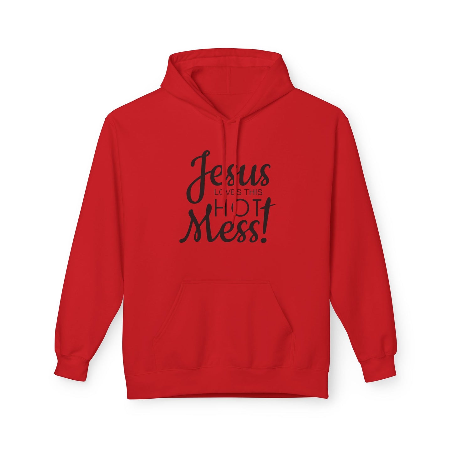Jesus Loves This Hot Mess Hoodie (Gildan)