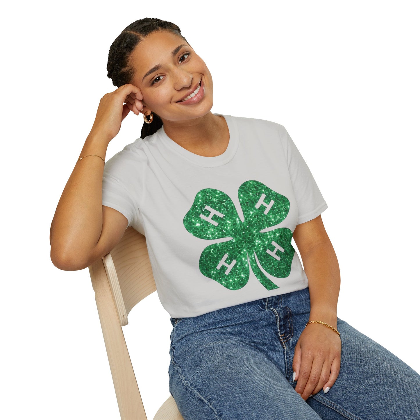 4-H GLITTER - Unisex T-Shirt