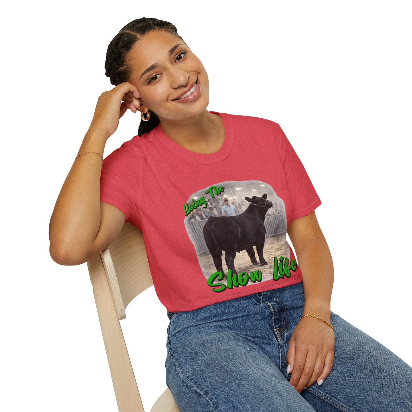 Living the Show Life - Cattle - Unisex T-Shirt