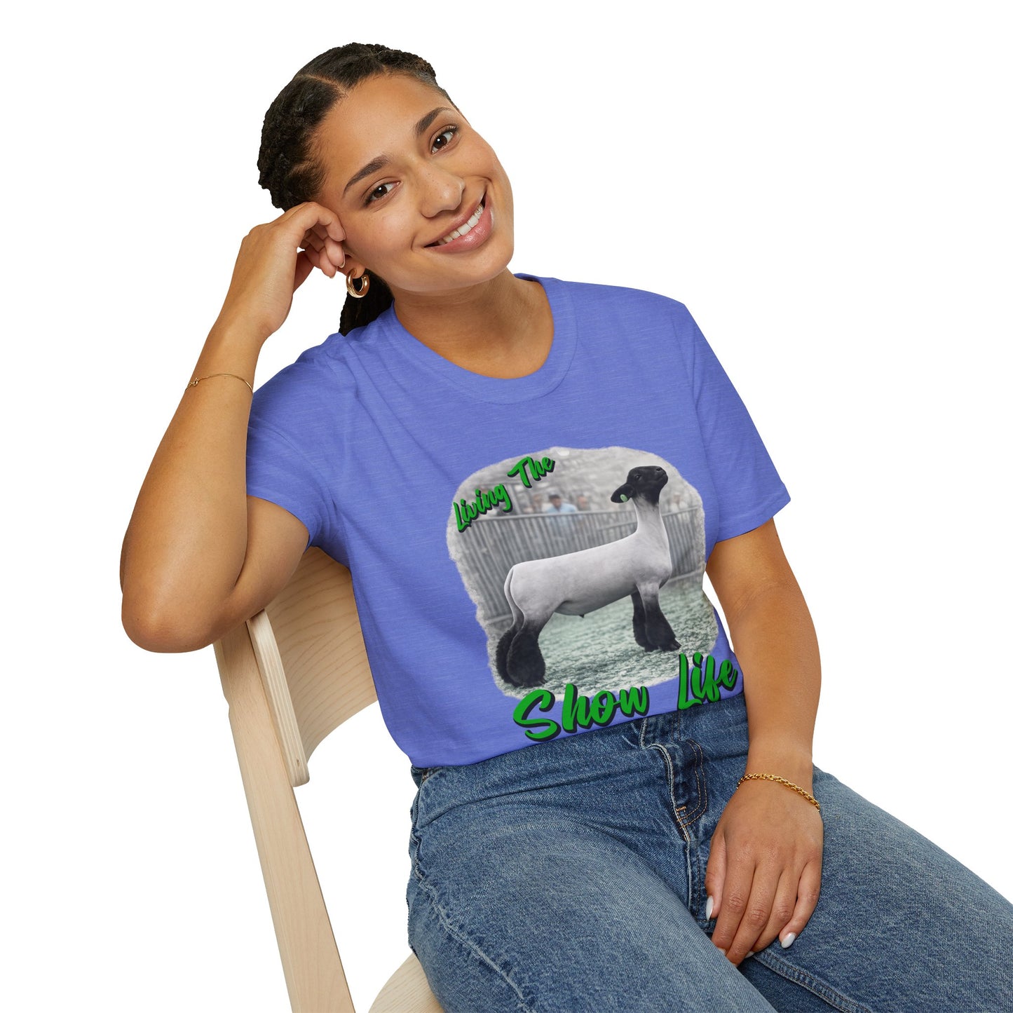 Living the Show Life - Sheep - Unisex T-Shirt