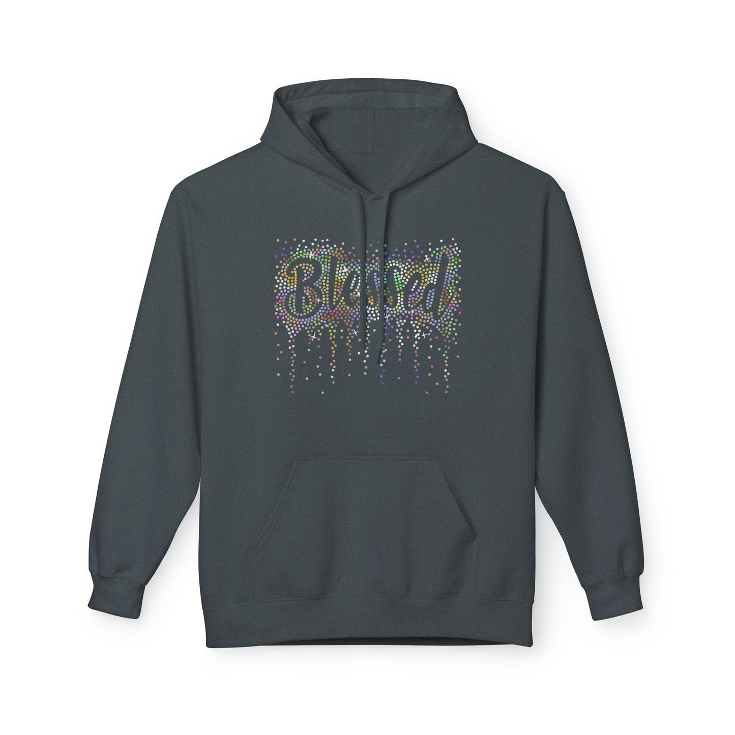 BLESSED - Holographic Rhinestones