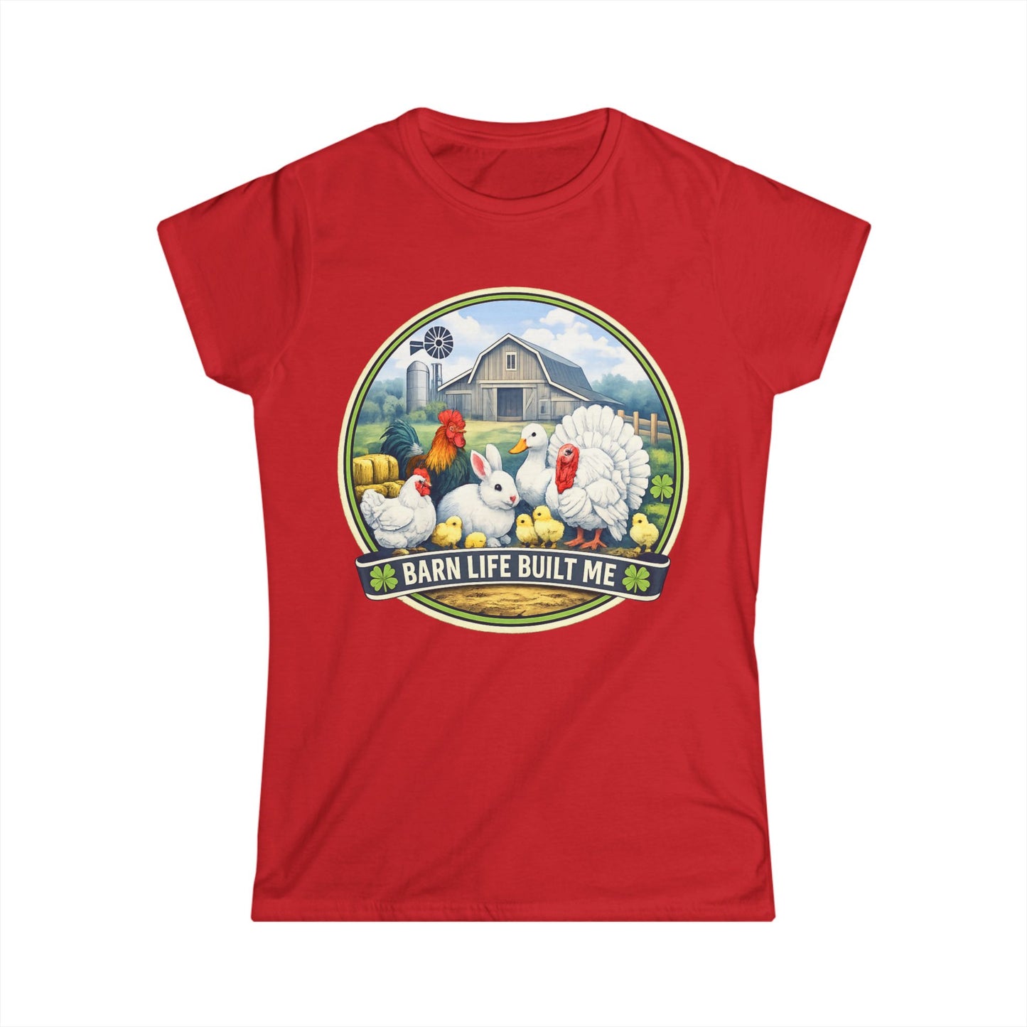 BARN LIFE BUILT ME- Small Animals - Women's T-Shirt