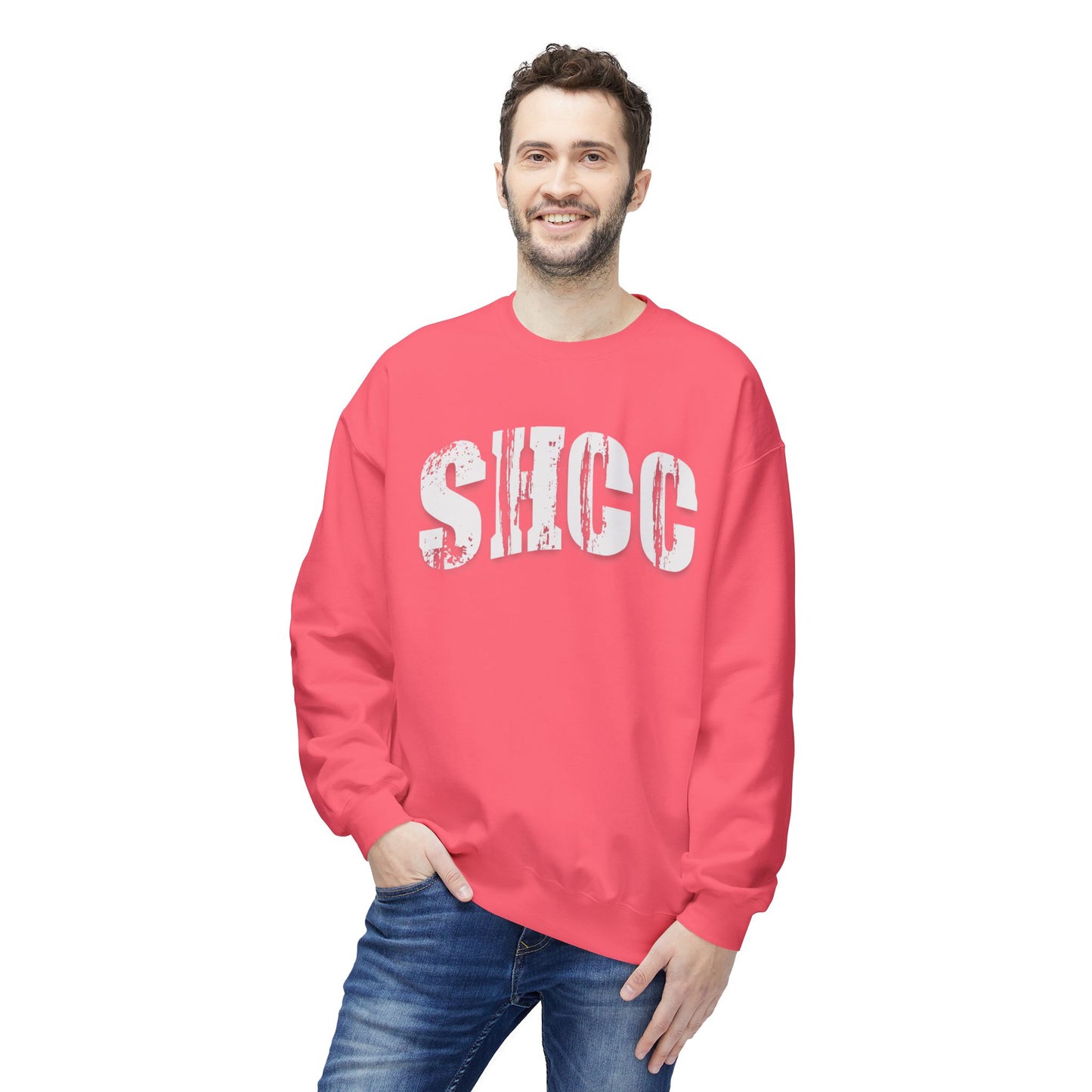 SHCC Distressed Vintage Logo Crewneck Sweatshirt