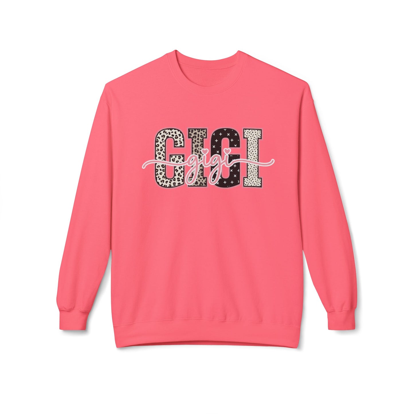 GIGI Leopard Floral Crewneck Sweatshirt
