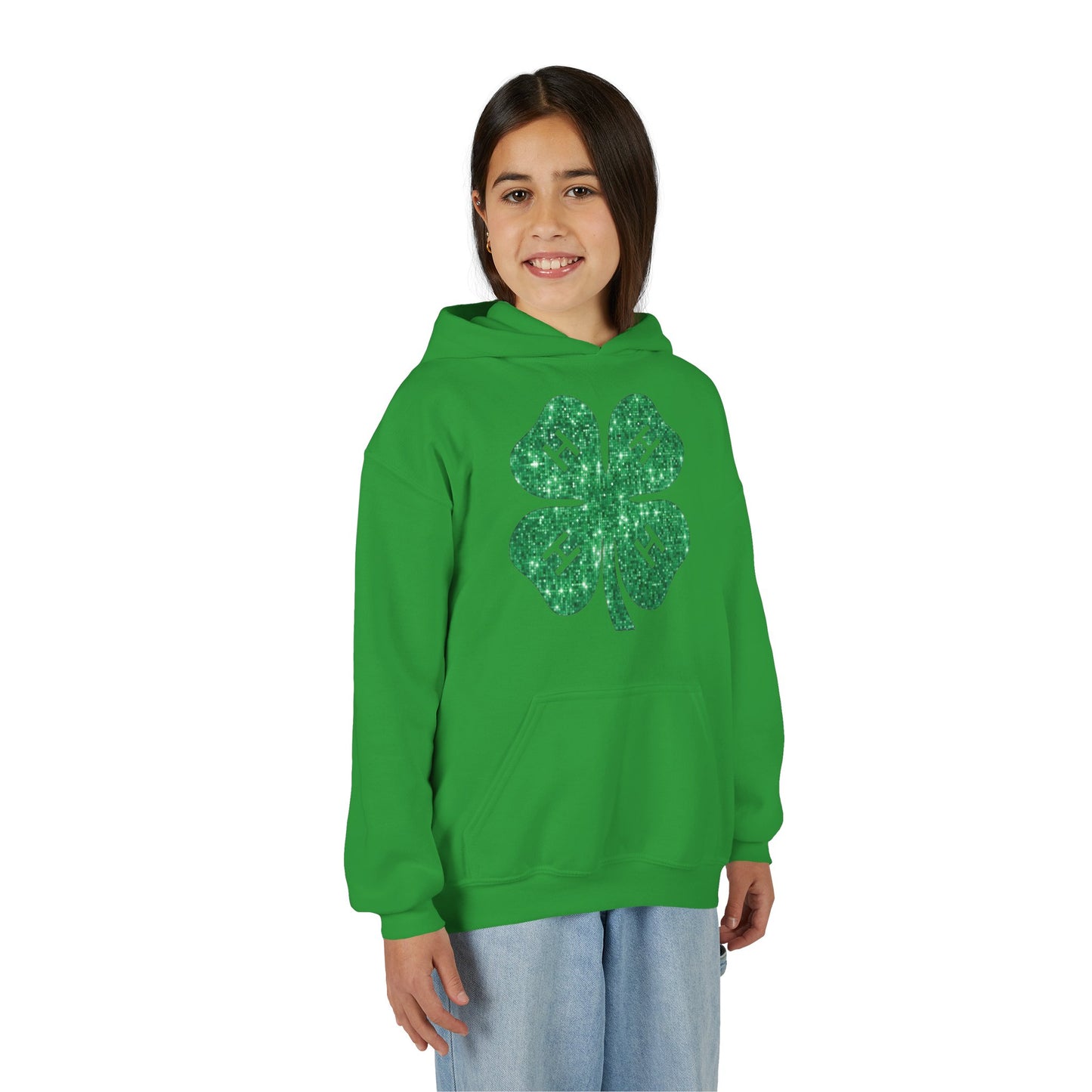 4-H GLITTER - Youth Hoodie