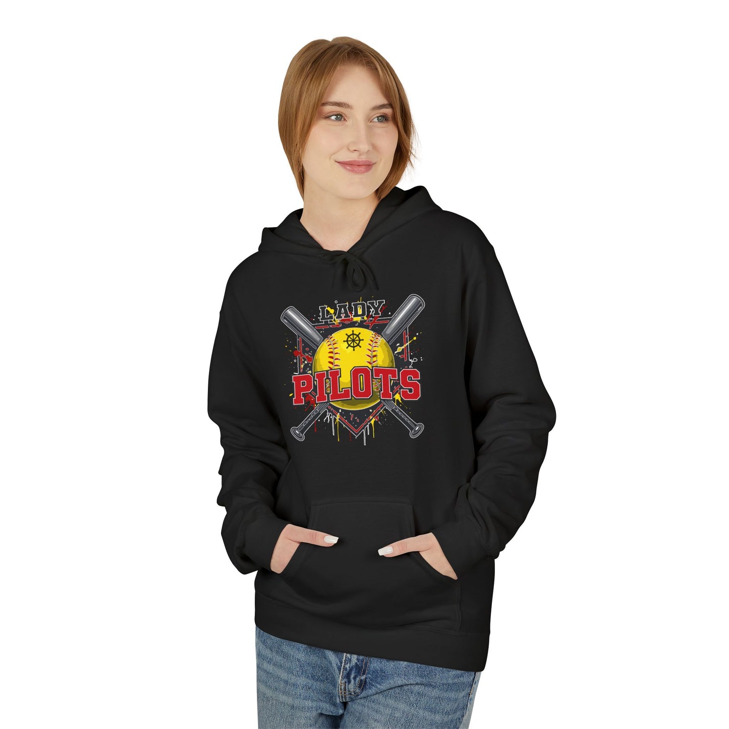 River Lady Pilots Softball 2 Hoodie