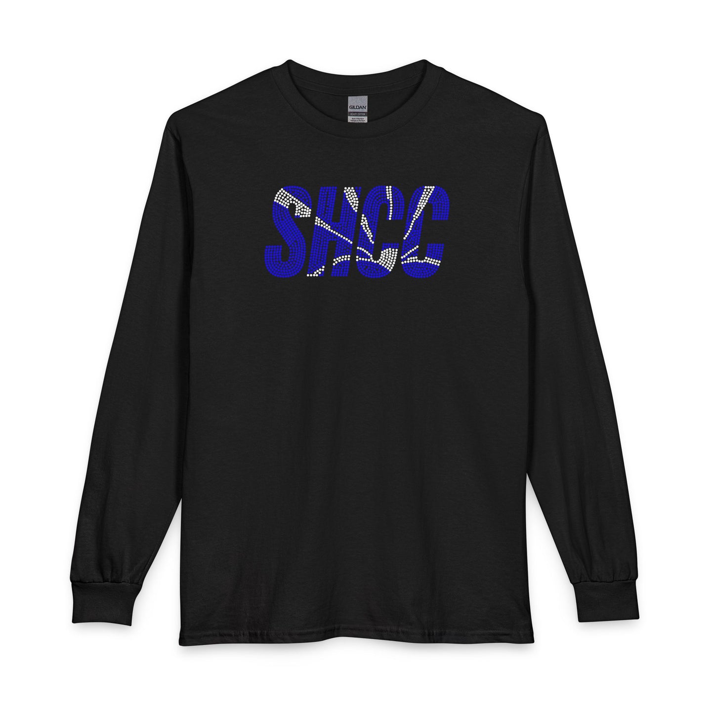 SWISS HILLS logo - Long Sleeve T-Shirt - RHINESTONES