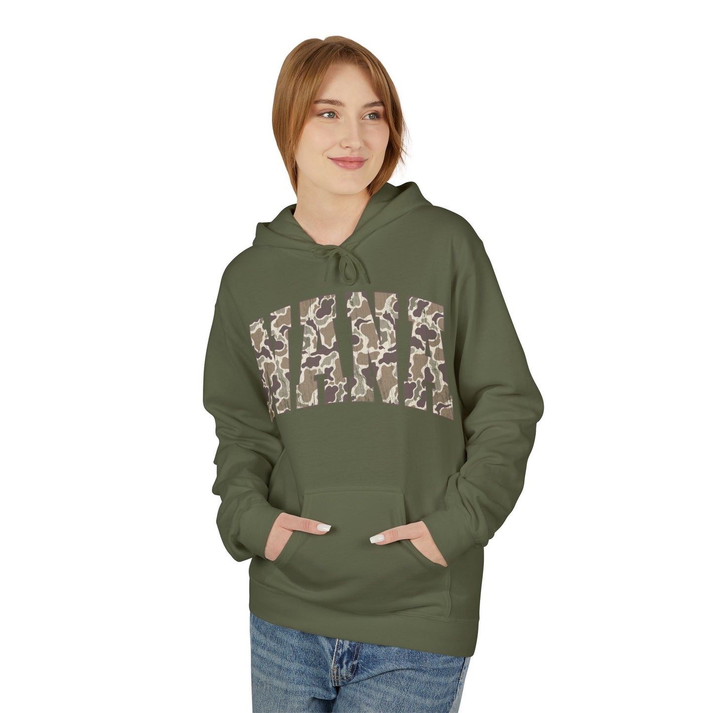 Nana Camo2 Print Hoodie