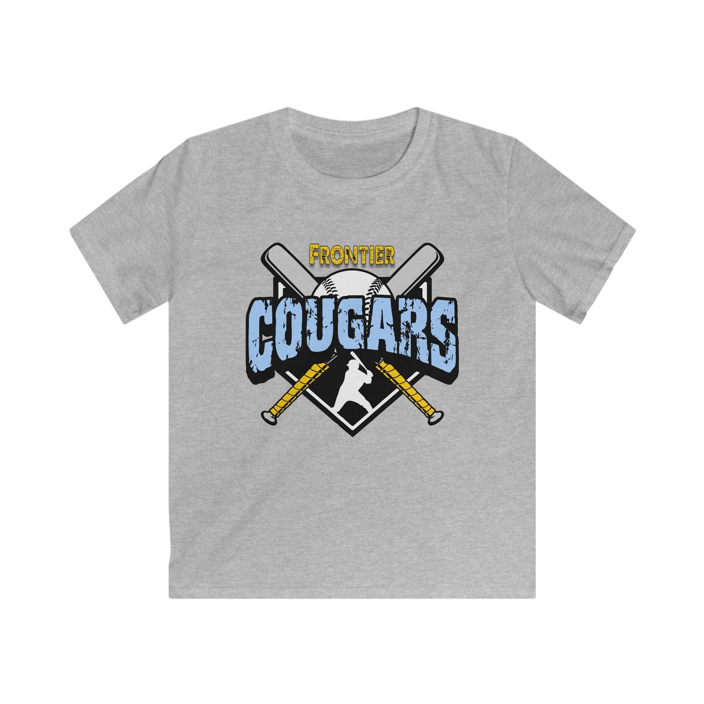 Frontier Cougars Baseball 2 Kids Tee