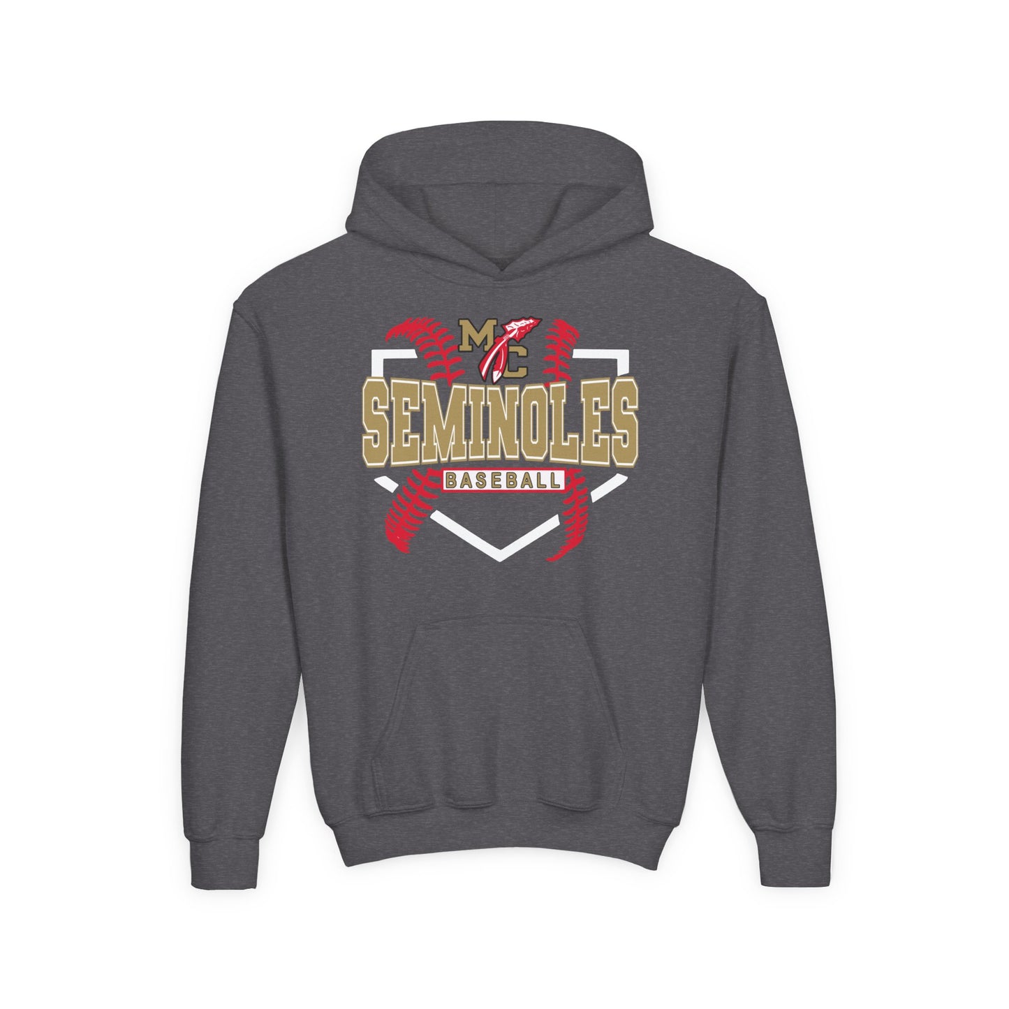 MC Seminoles Baseball 2 Youth Hoodie