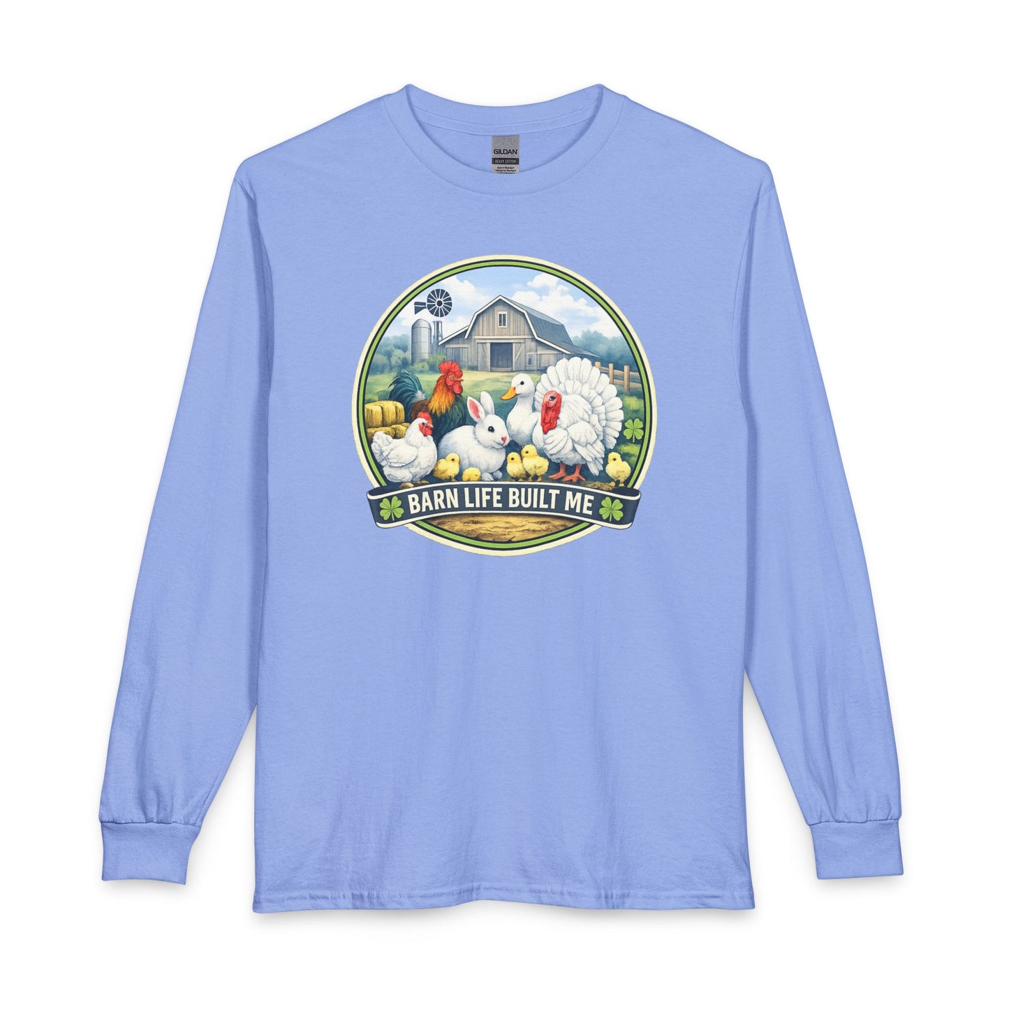 BARN LIFE BUILT ME - Small Animals - Long Sleeve T-Shirt