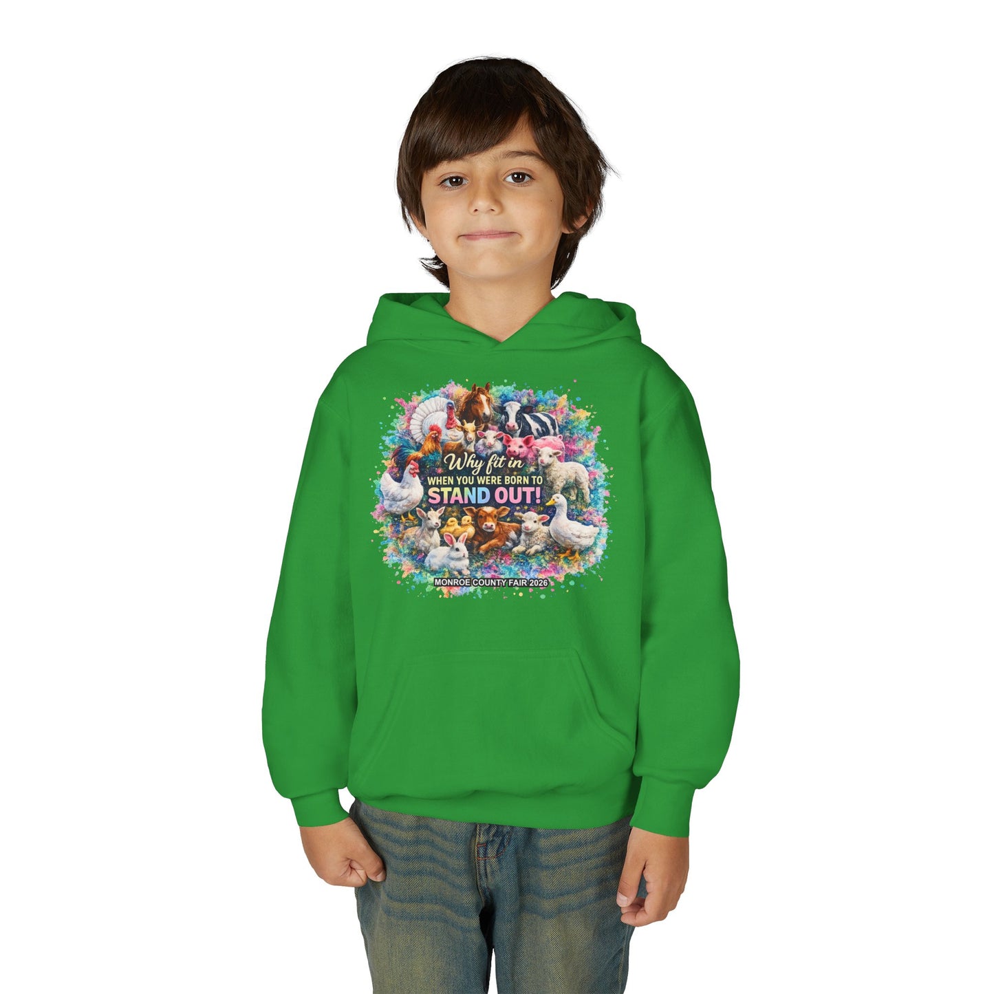 MONROE COUNTY FAIR 2026 - Youth Hoodie