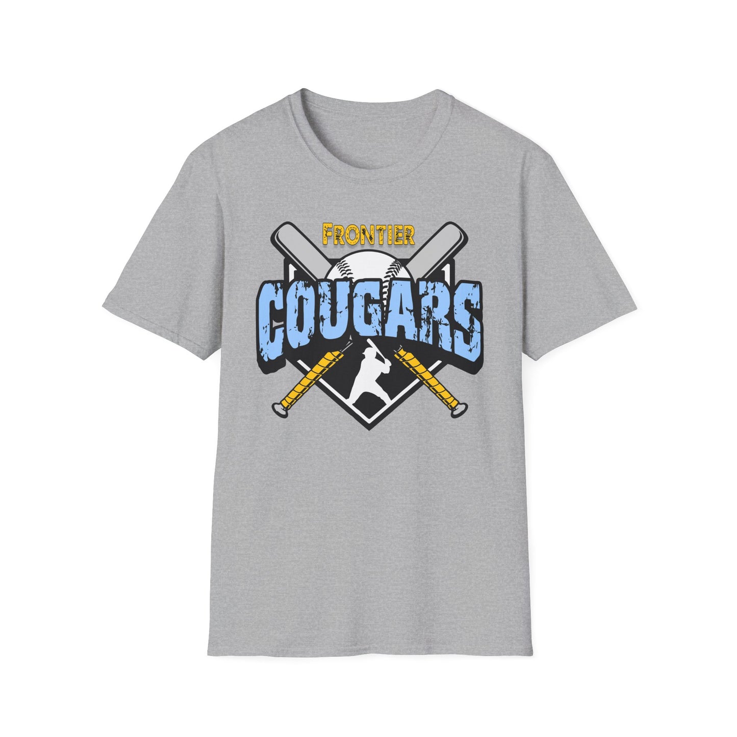 Frontier Cougars Baseball 2 T-Shirt