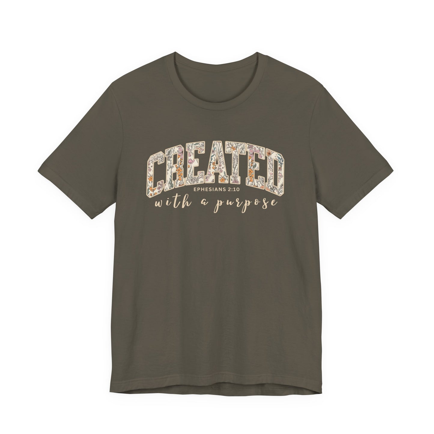 Created with a purpose T-Shirt (Bella & Canvas)