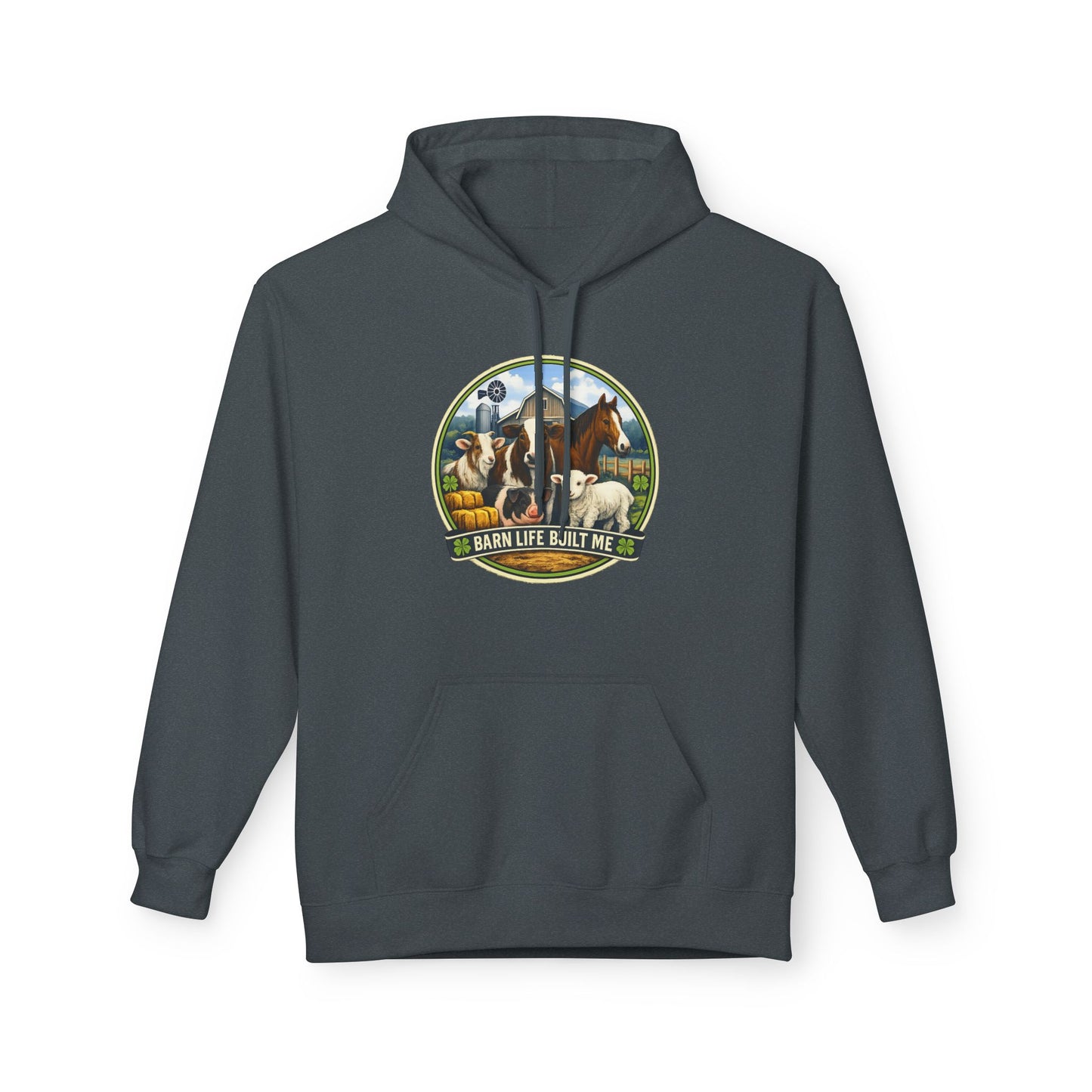BARN LIFE BUILT ME - Large Animals - Hoodie
