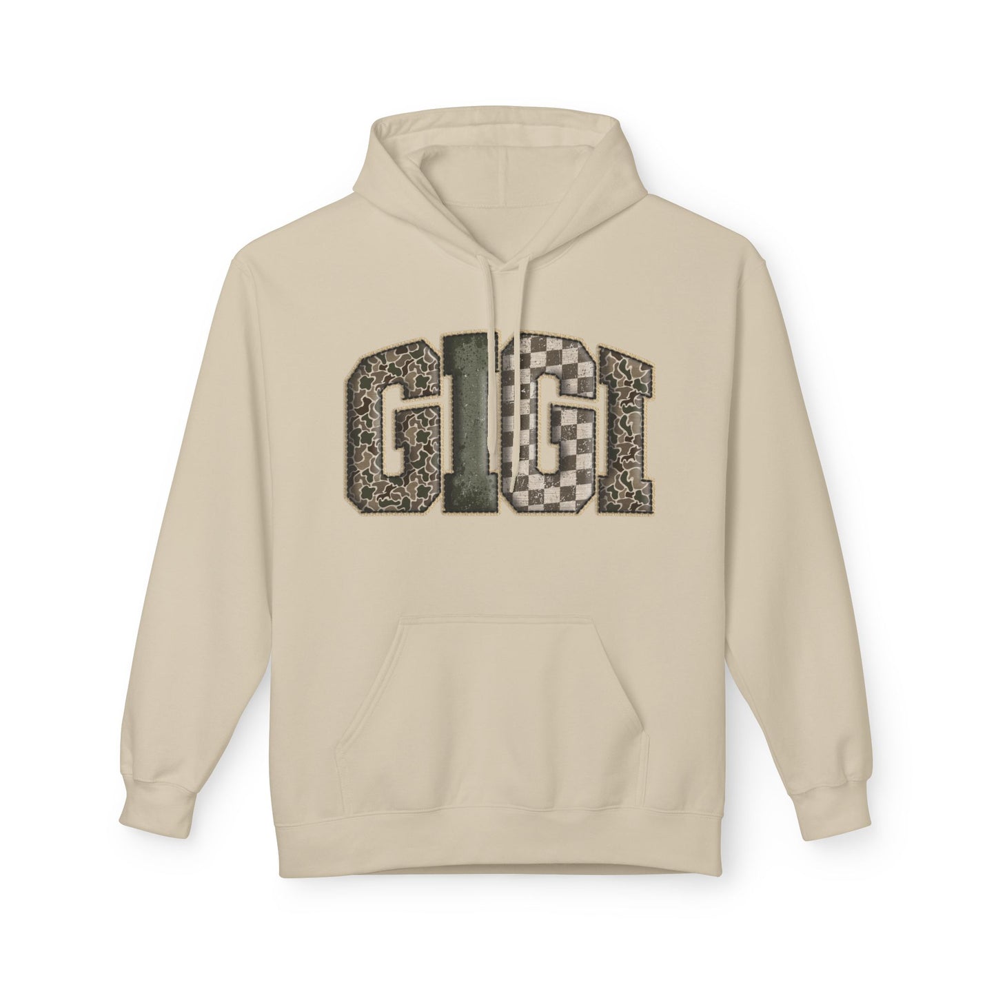 GIGI Camo Print Hoodie