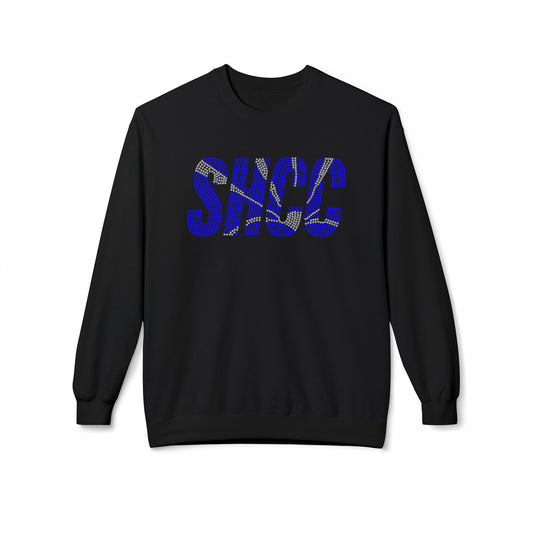 SHCC Logo - RHINESTONE - Crewneck Sweatshirt