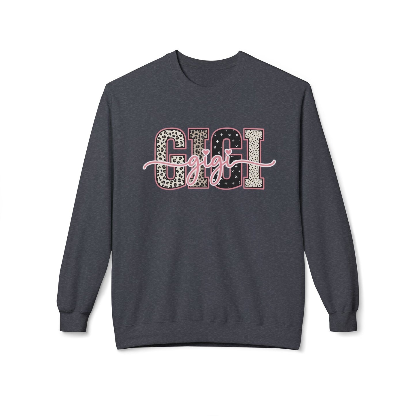 GIGI Leopard Floral Crewneck Sweatshirt