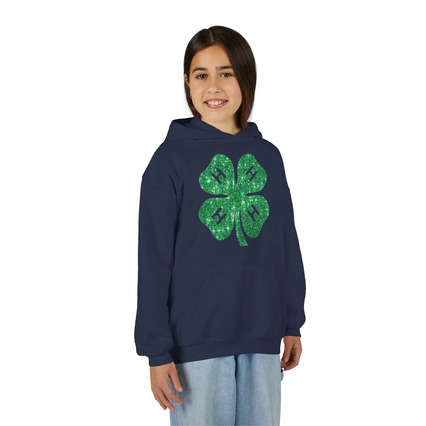 4-H GLITTER - Youth Hoodie