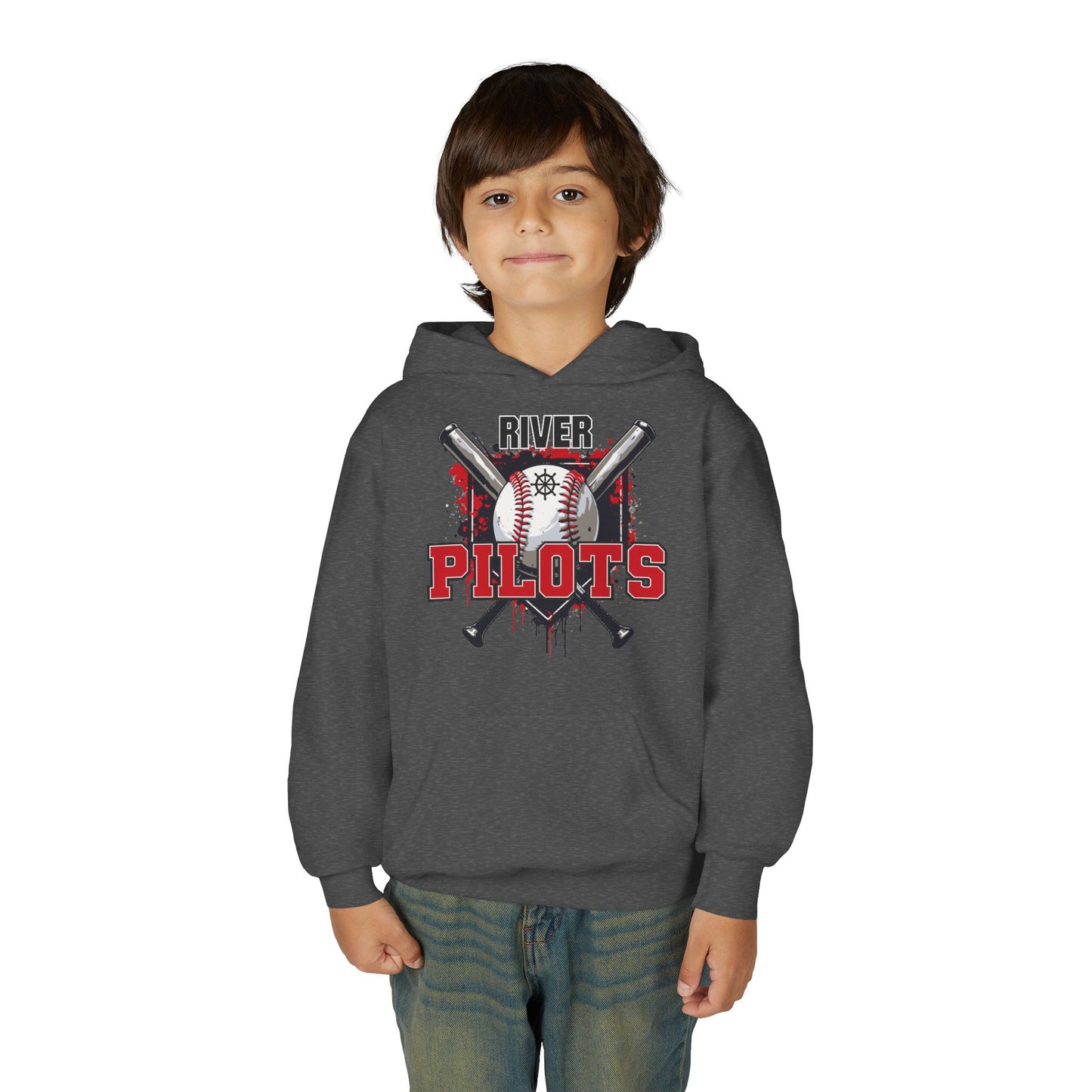 River Baseball 2 Youth Hoodie