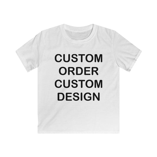 Kids Custom Order T‑Shirt — RHINESTONES