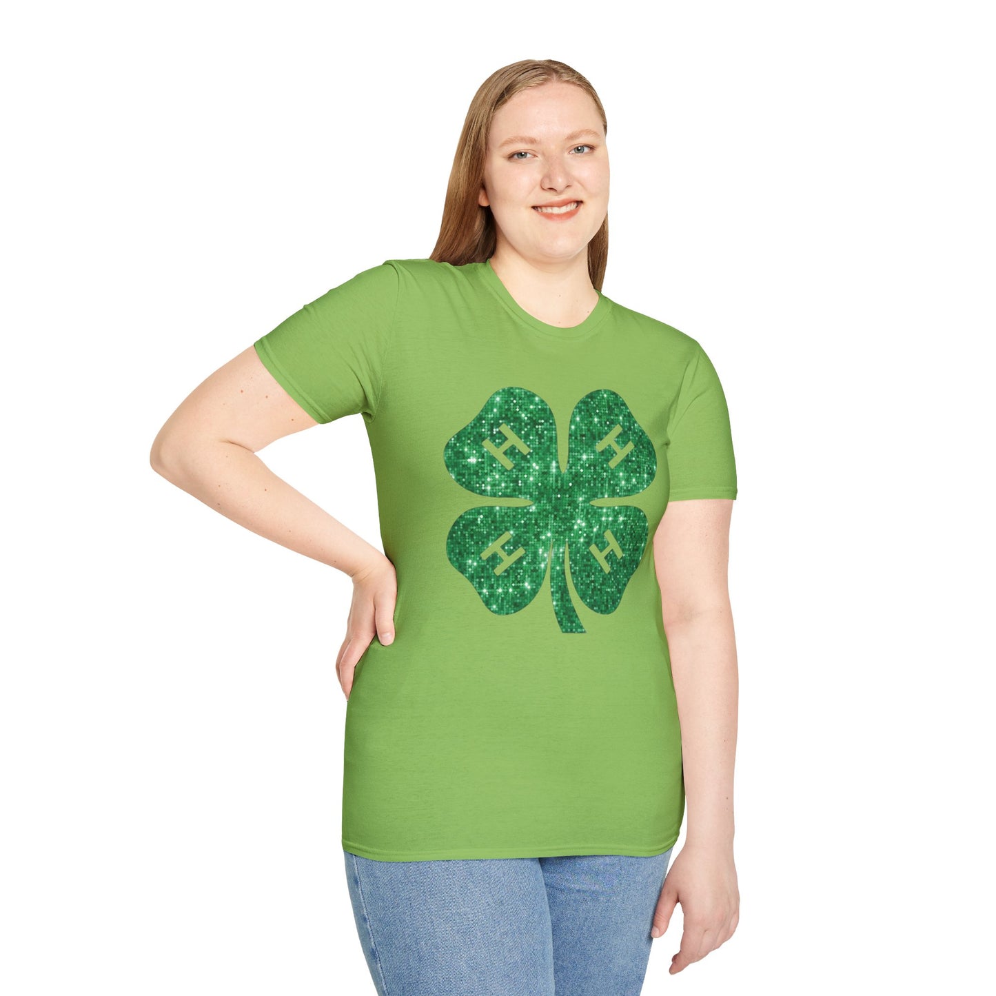 4-H GLITTER - Unisex T-Shirt