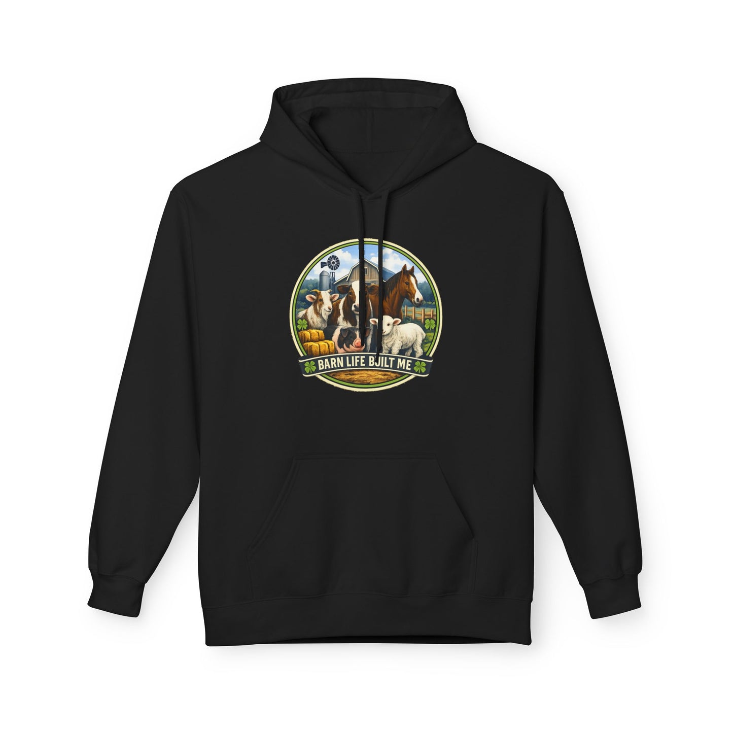 BARN LIFE BUILT ME - Large Animals - Hoodie