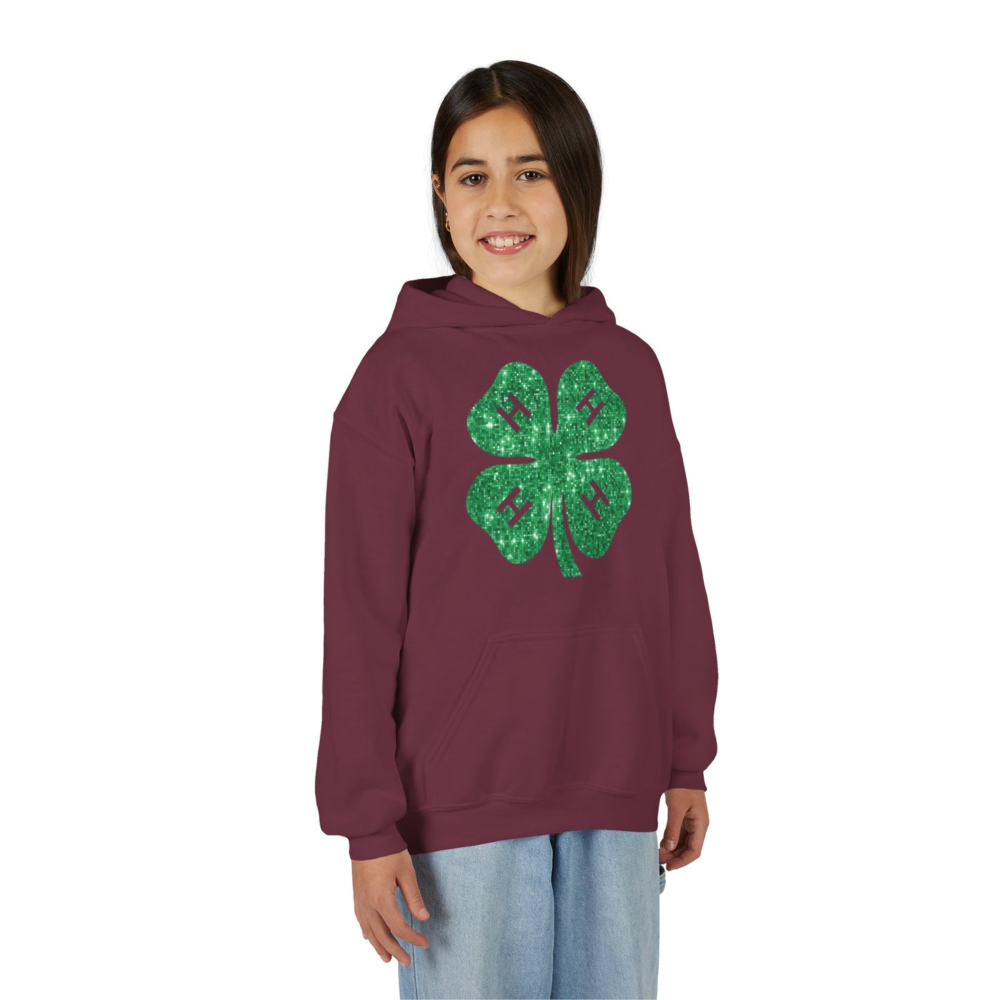 4-H GLITTER - Youth Hoodie