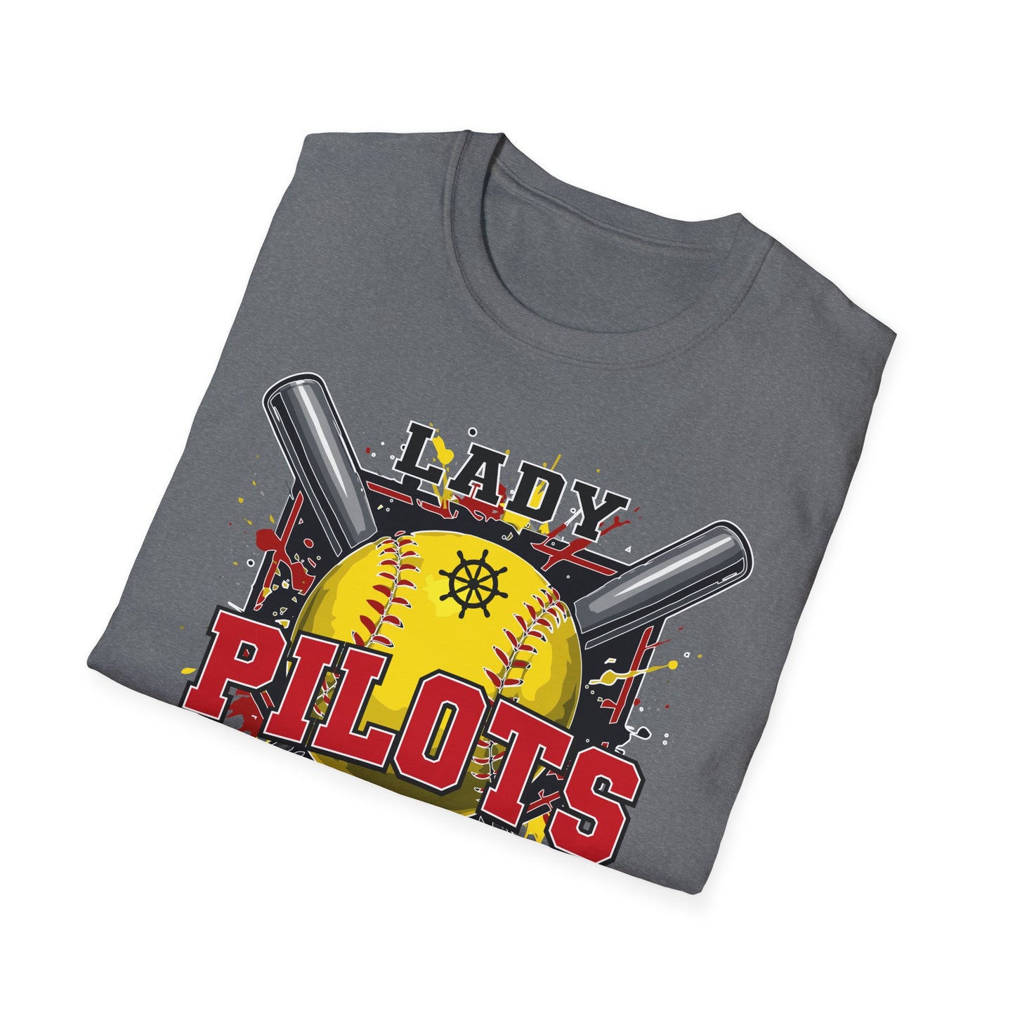 River Lady Pilots Softball 2 T-Shirt