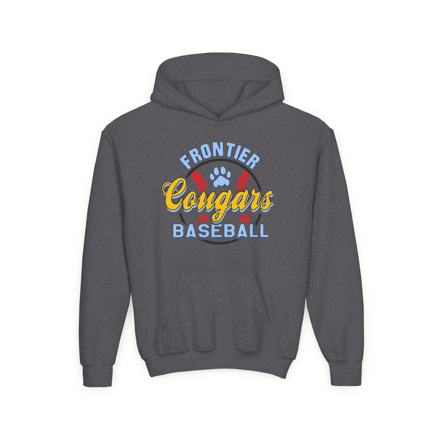 Frontier Cougars Baseball 1 Hoodie