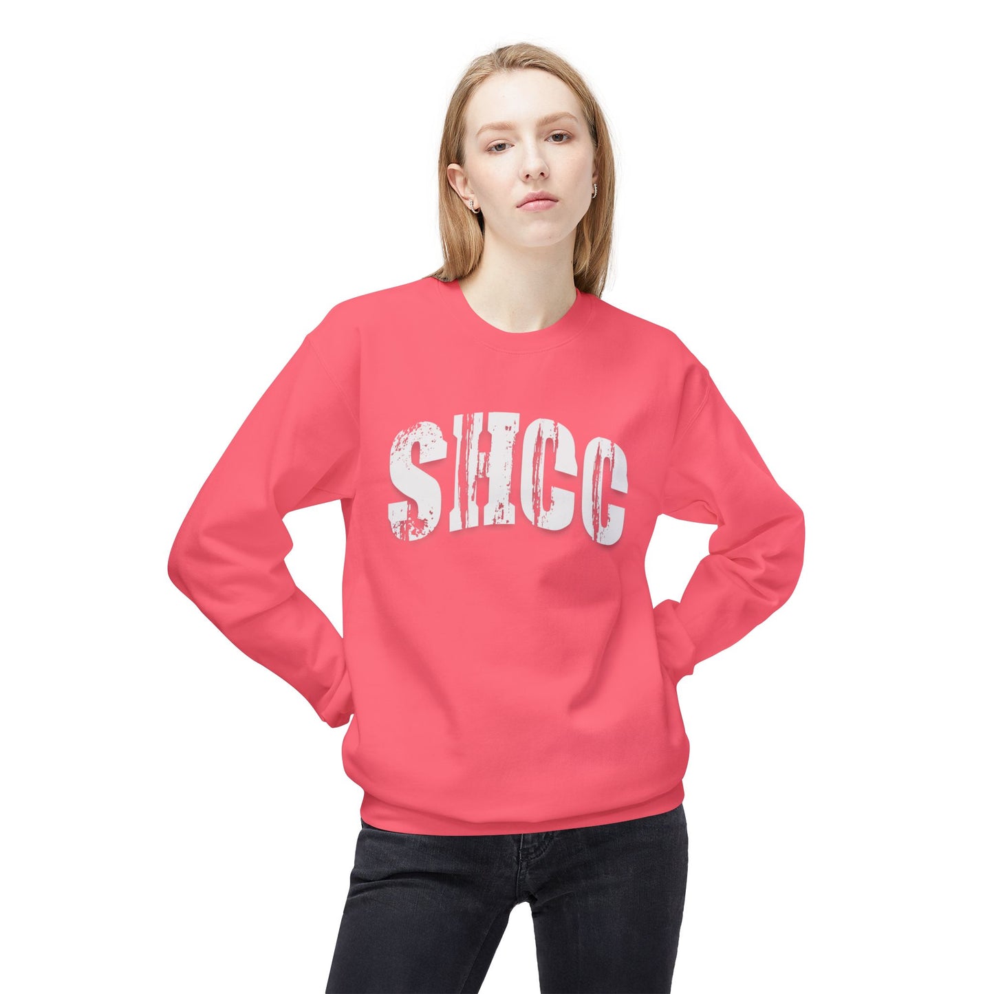 SHCC Distressed Vintage Logo Crewneck Sweatshirt