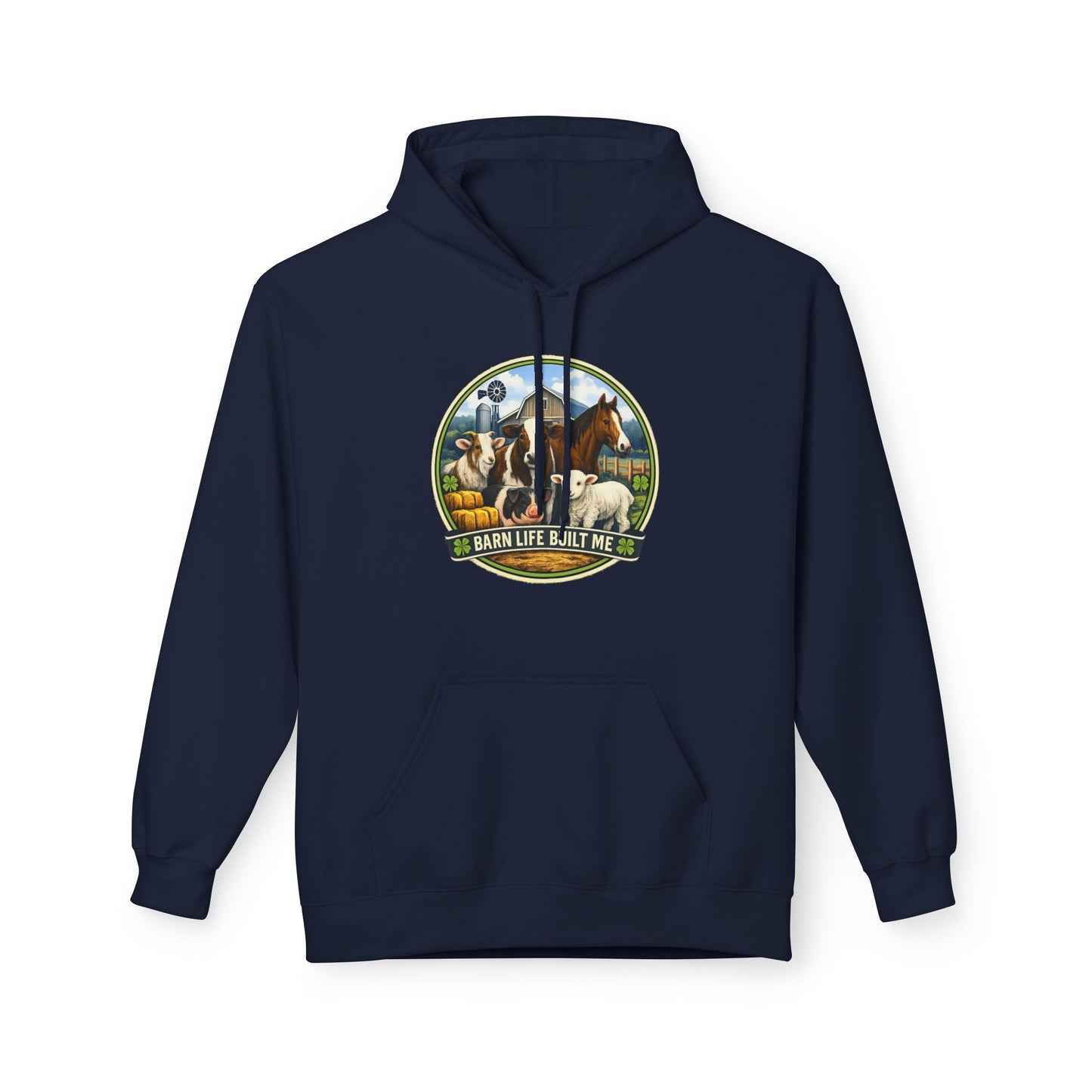 BARN LIFE BUILT ME - Large Animals - Hoodie