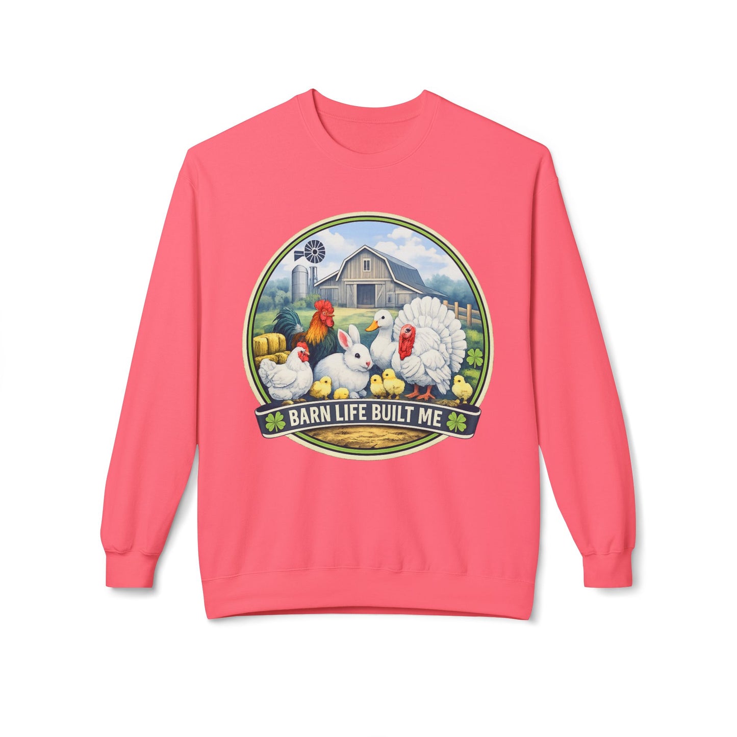 BARN LIFE BUILT ME - Small Animals - Crewneck Sweatshirt