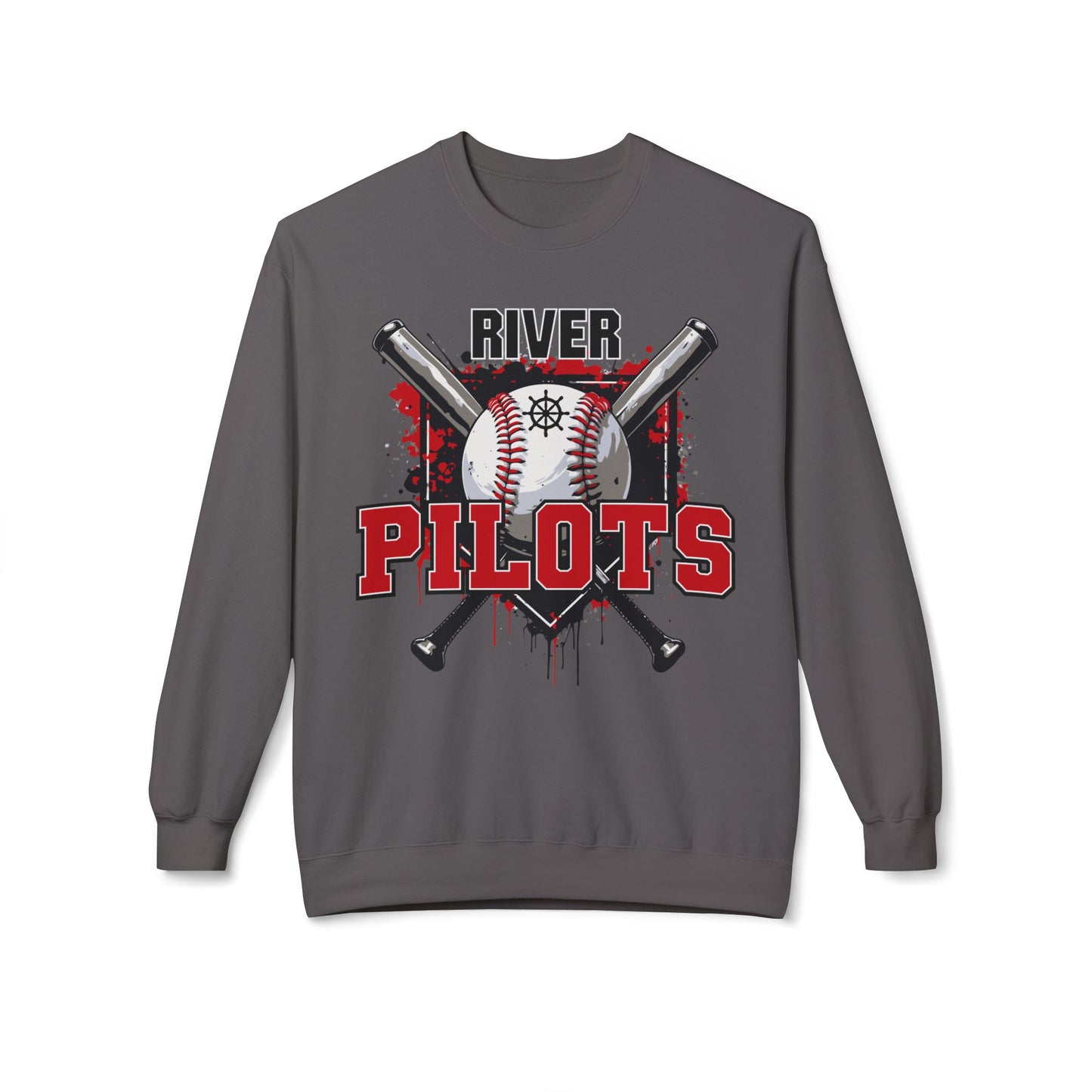 River Baseball 2 Crewneck Sweatshirt