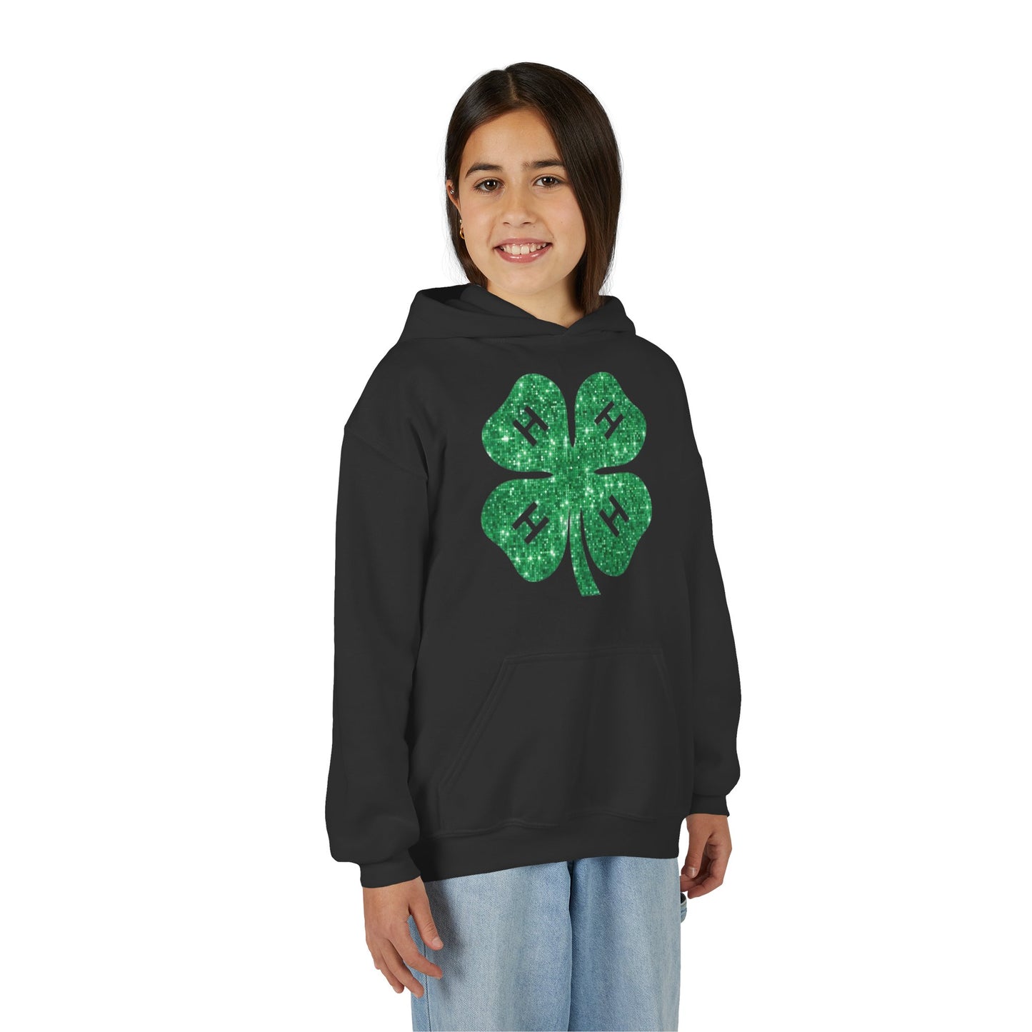 4-H GLITTER - Youth Hoodie