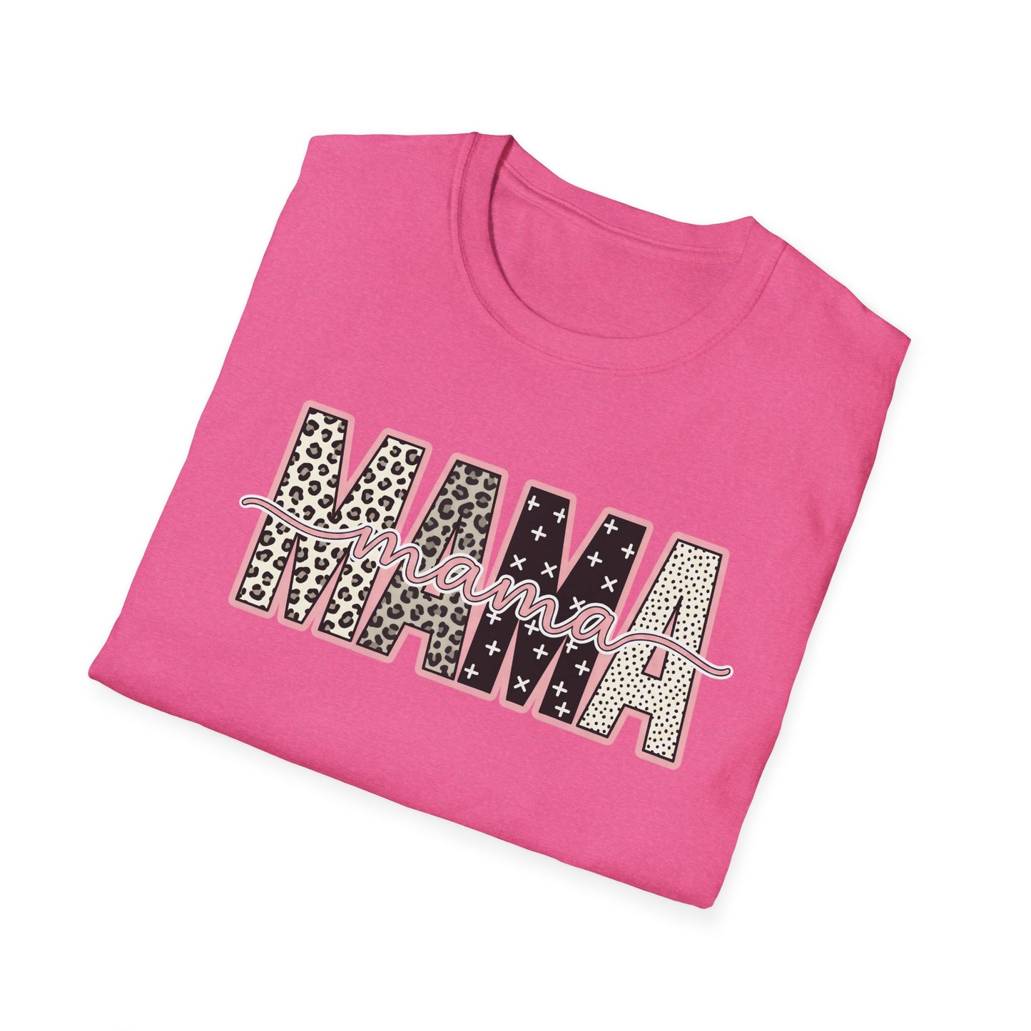 MAMA Leopard Print T-Shirt