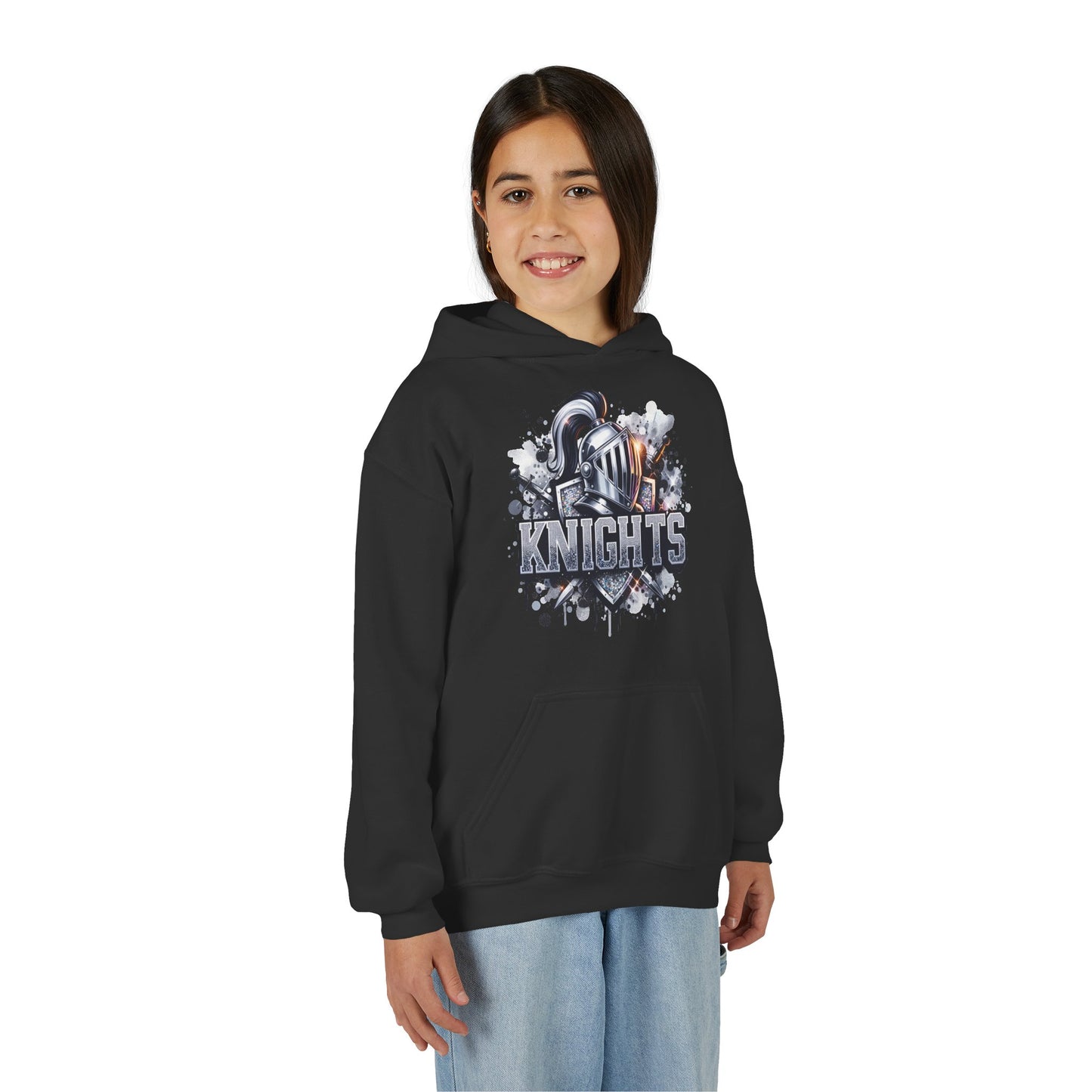 Knights Graphic Youth Hoodie – Bling