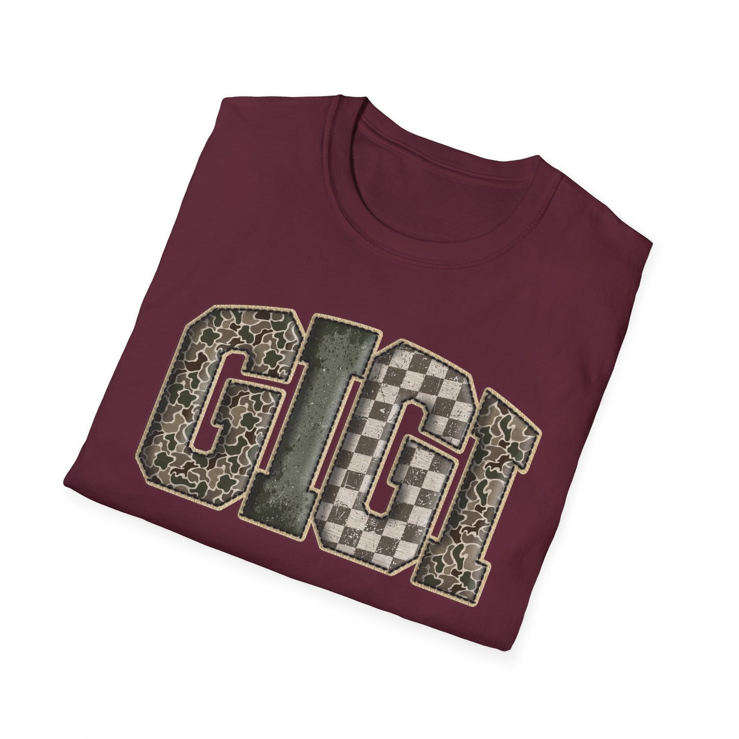GIGI Camo Print T-Shirt