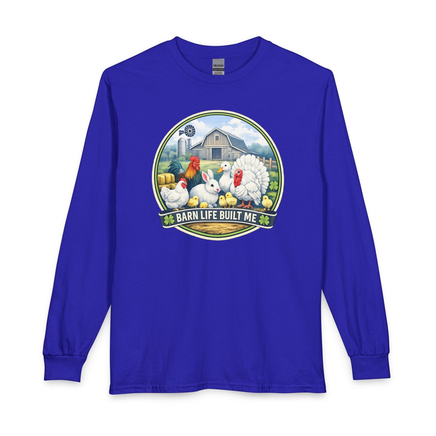 BARN LIFE BUILT ME - Small Animals - Long Sleeve T-Shirt