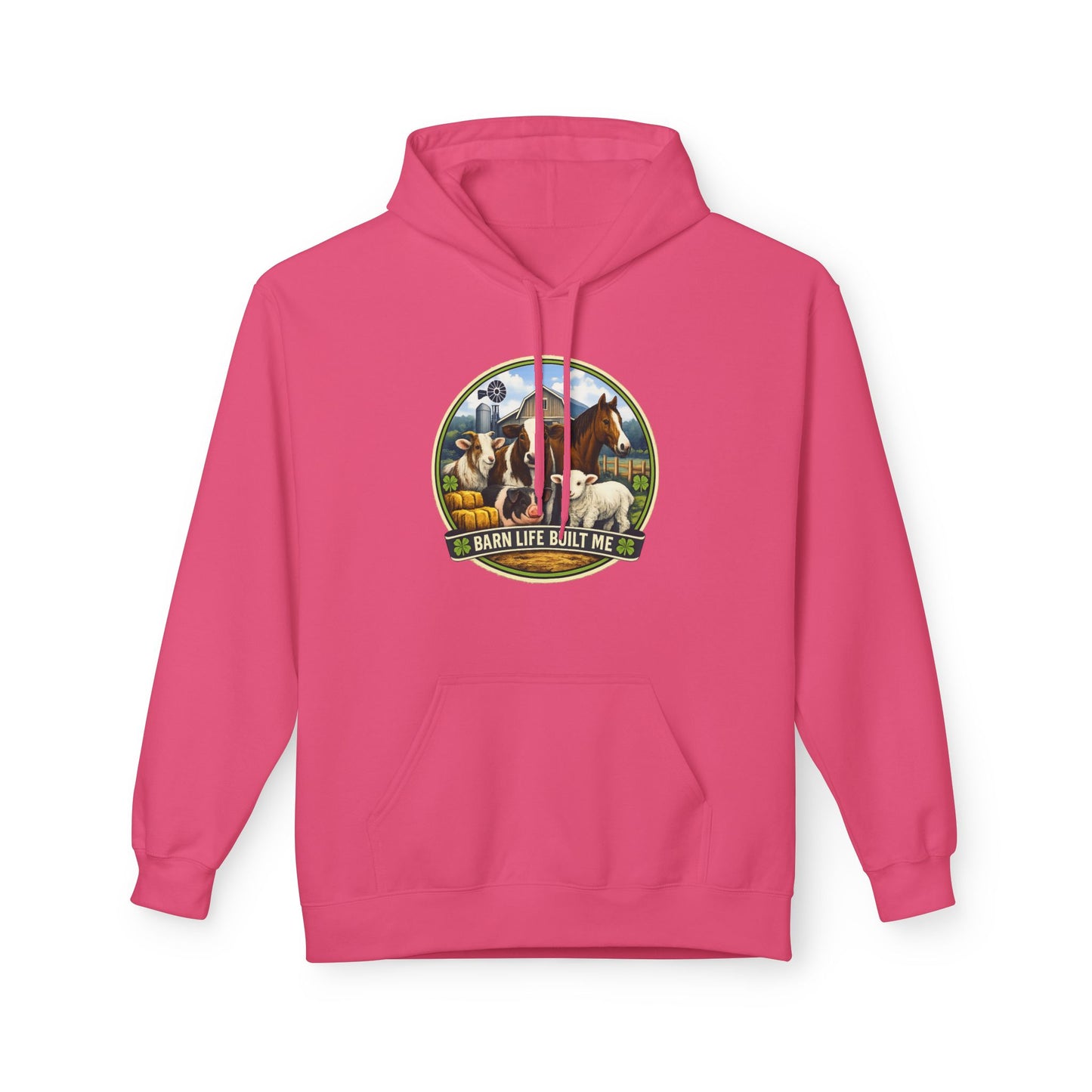 BARN LIFE BUILT ME - Large Animals - Hoodie
