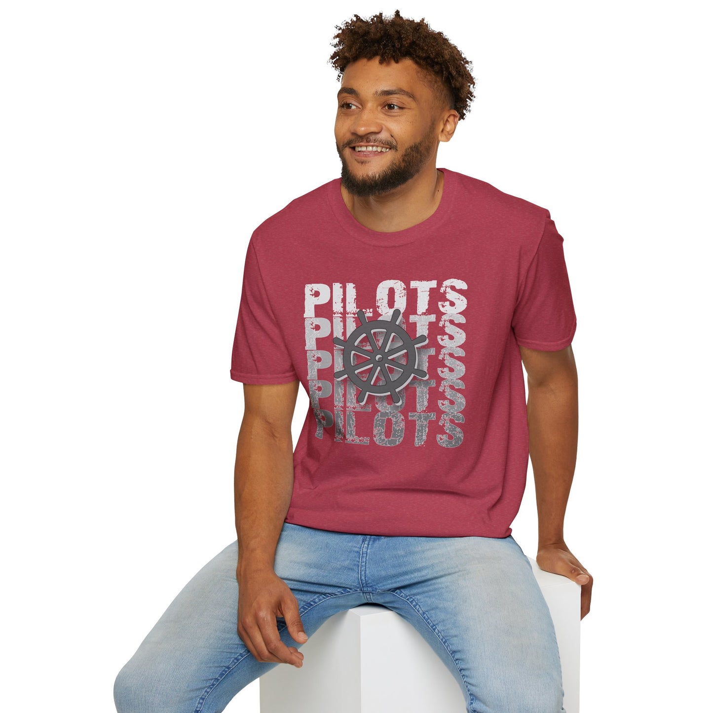 Pilots Stacked Wheel Unisex T-Shirt