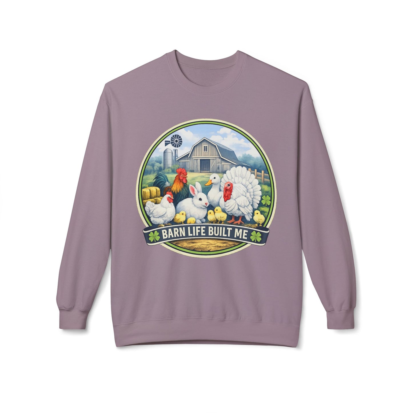 BARN LIFE BUILT ME - Small Animals - Crewneck Sweatshirt